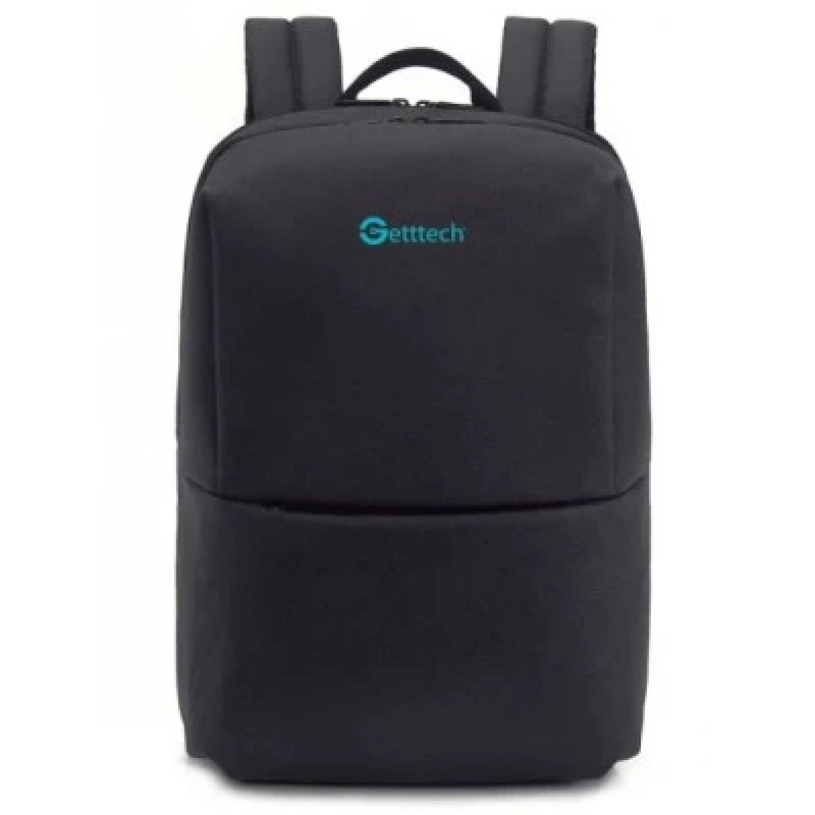 MOCHILA GETTTECH GMS-22002 15.6"STRONG RESISTENTE AL AGUA, NEGRO