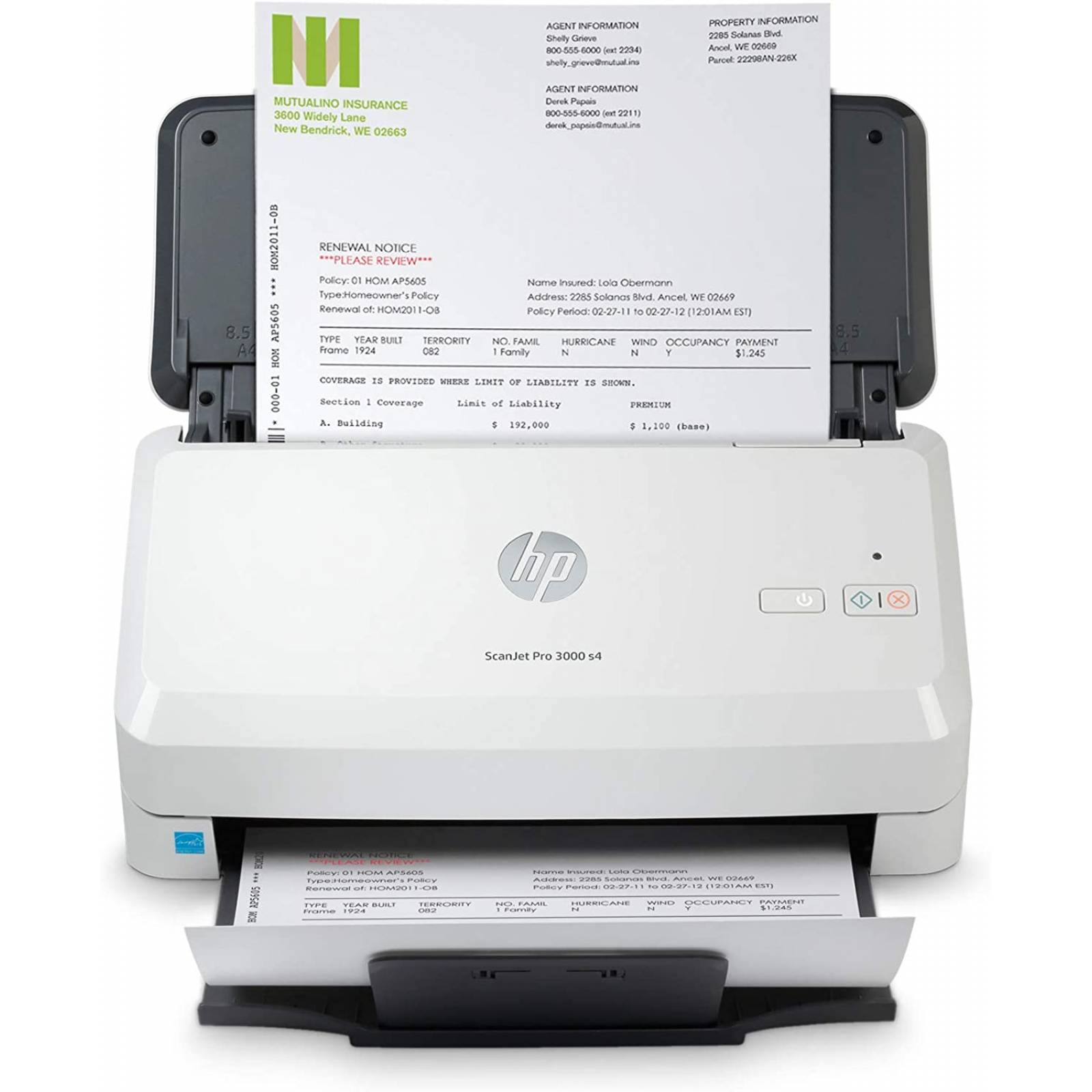 ESCANER HP SCANJET PRO 3000 S4/ADF(6FW07A)