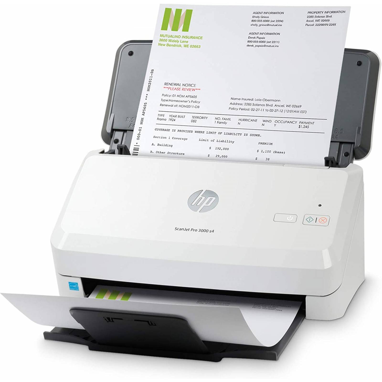 ESCANER HP SCANJET PRO 3000 S4/ADF(6FW07A)
