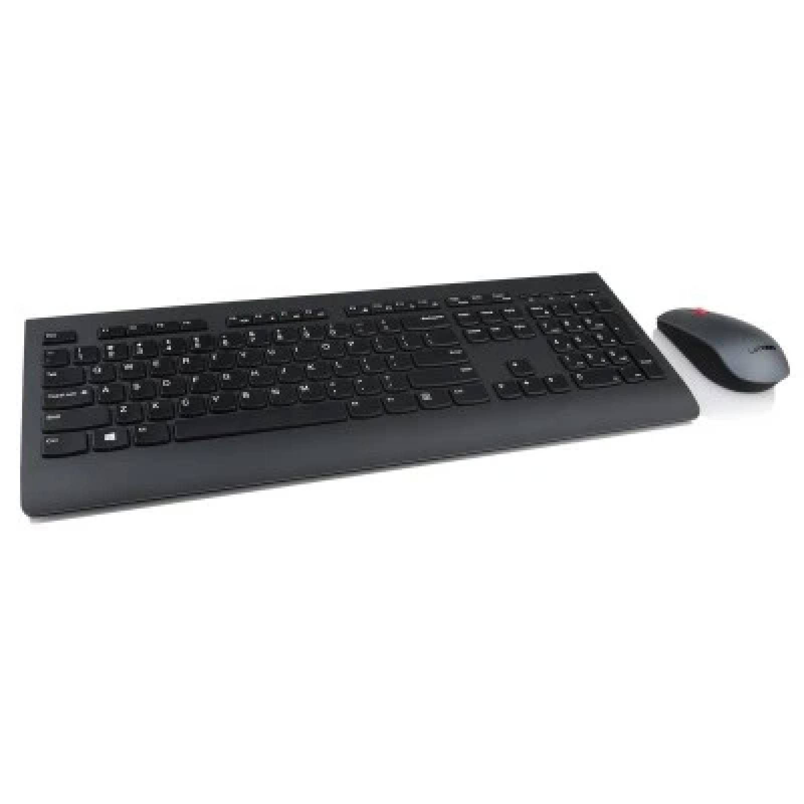 Kit teclado y mouse LENOVO 4X30H56831 - Negro