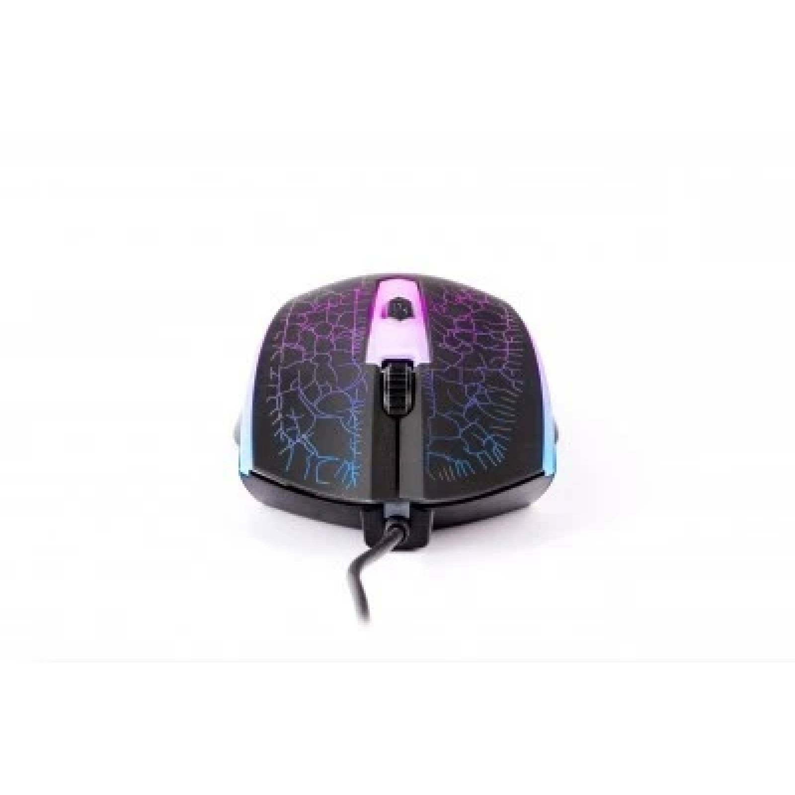 Mouse Naceb Technology NA-592NE - USB, Juego, Óptico, 1200 DPI, Multicolor