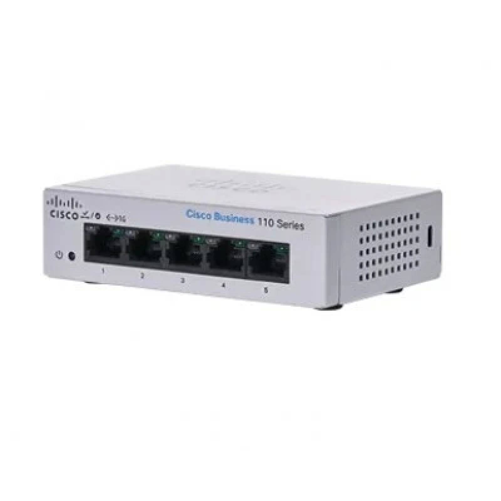 Switch CBS110-5T-D-NA Cisco No Administrable 5 puertos 10/100/1000 -