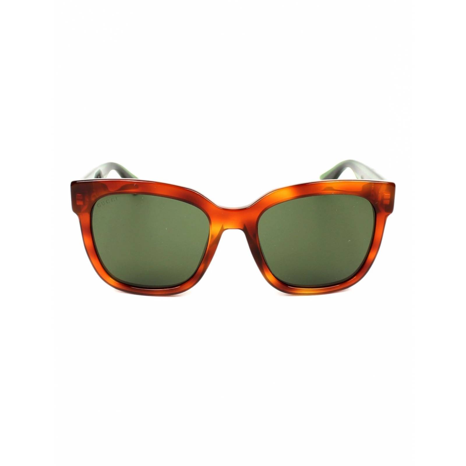 Lentes Gucci GG0034S 003 Square Shape Carey Verde Rojo