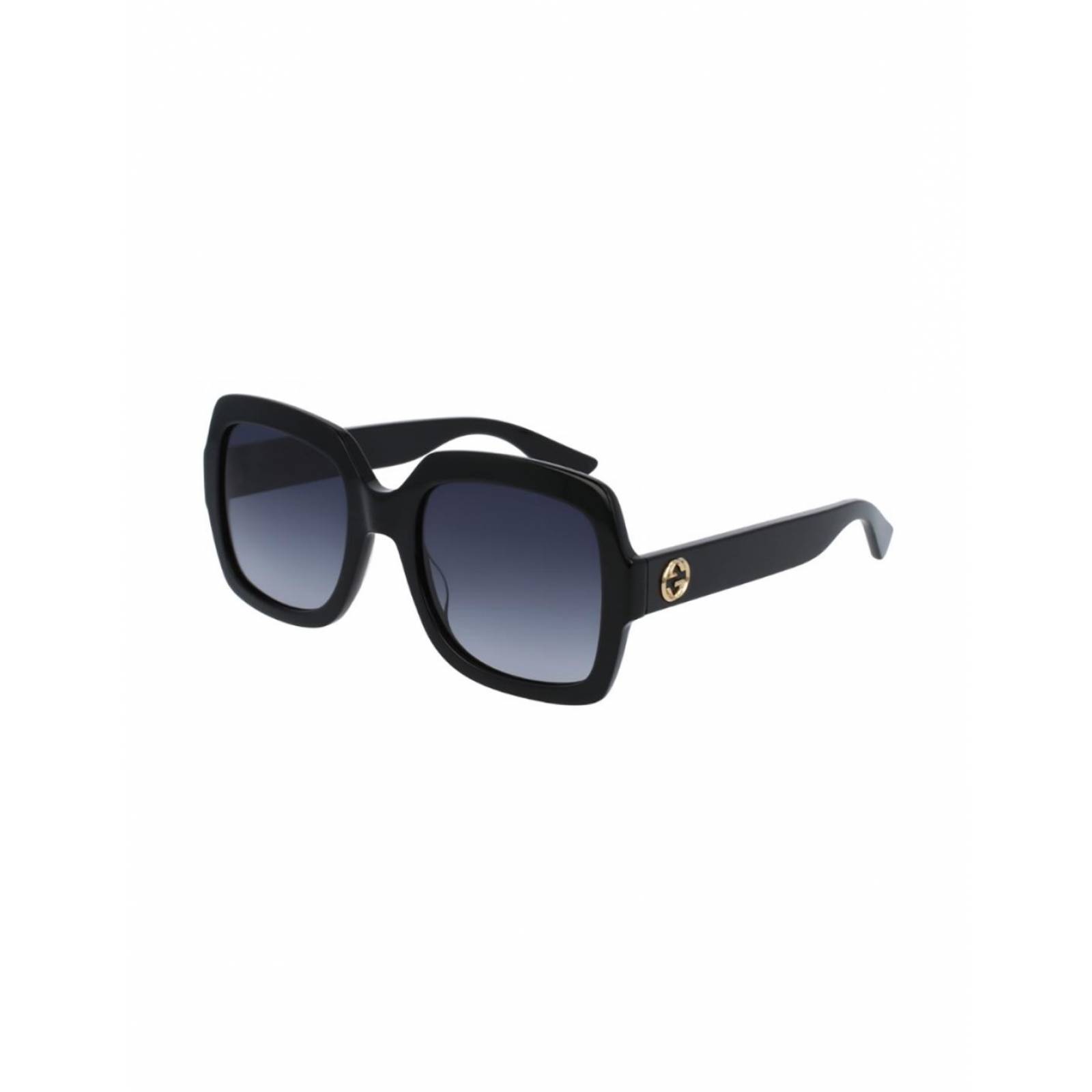 Lentes Gucci GG0036S 001 Square Shape Negro Degradado Dorado