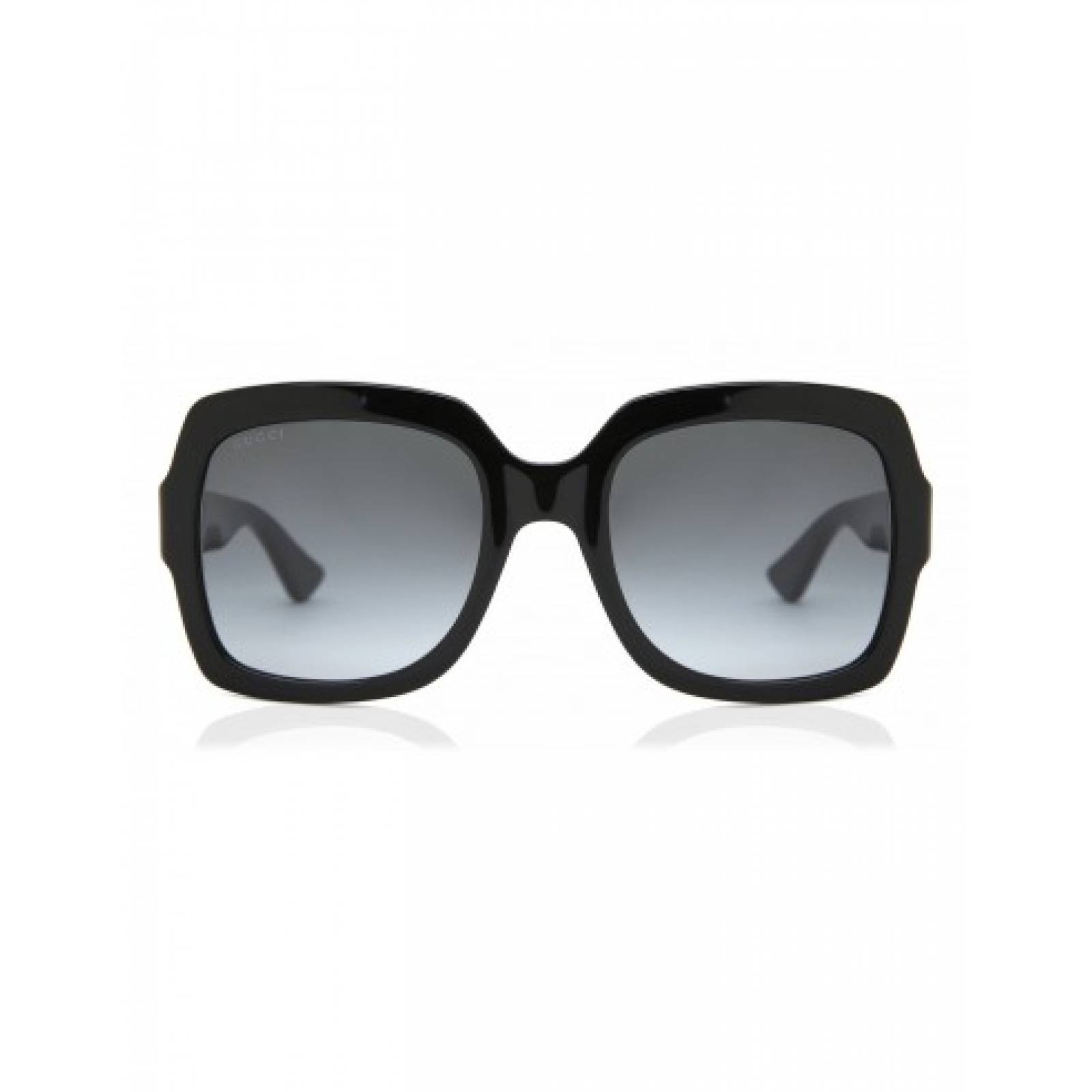 Lentes Gucci GG0036S 001 Square Shape Negro Degradado Dorado