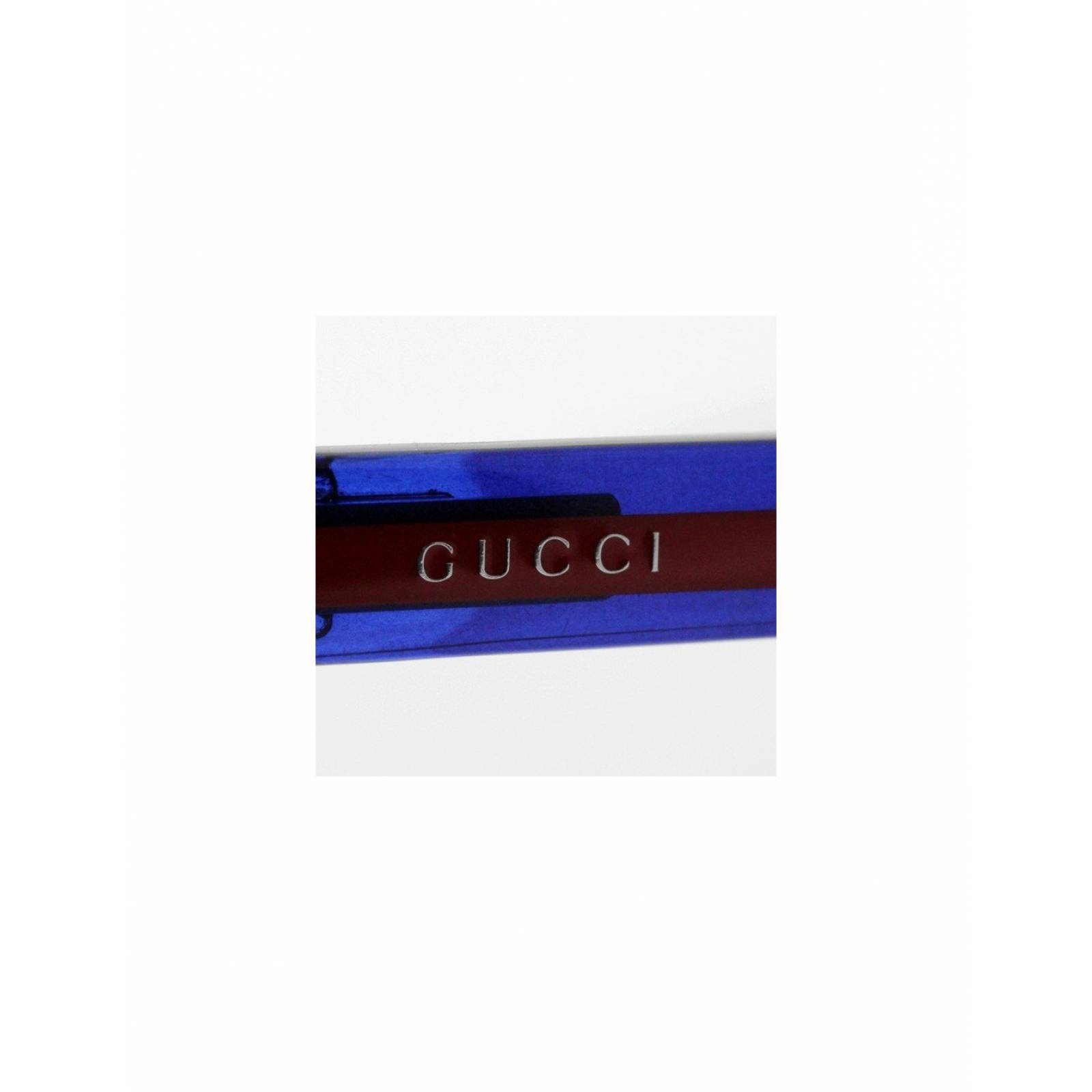 Lentes Gucci GG0057SK 004 Square Shape Carey Cafe Azul