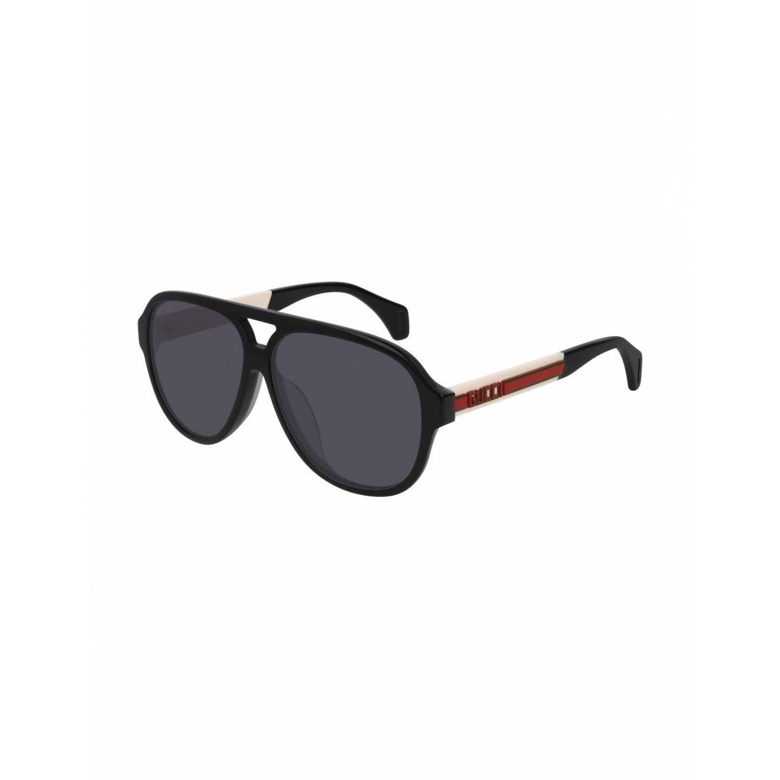 Lentes Gucci GG0463S 002 New Piloto Negro Blanco