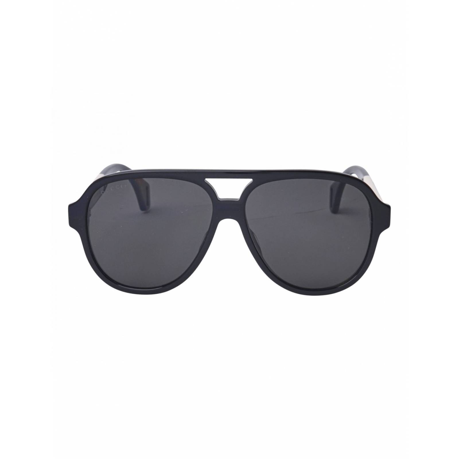 Lentes Gucci GG0463S 002 New Piloto Negro Blanco