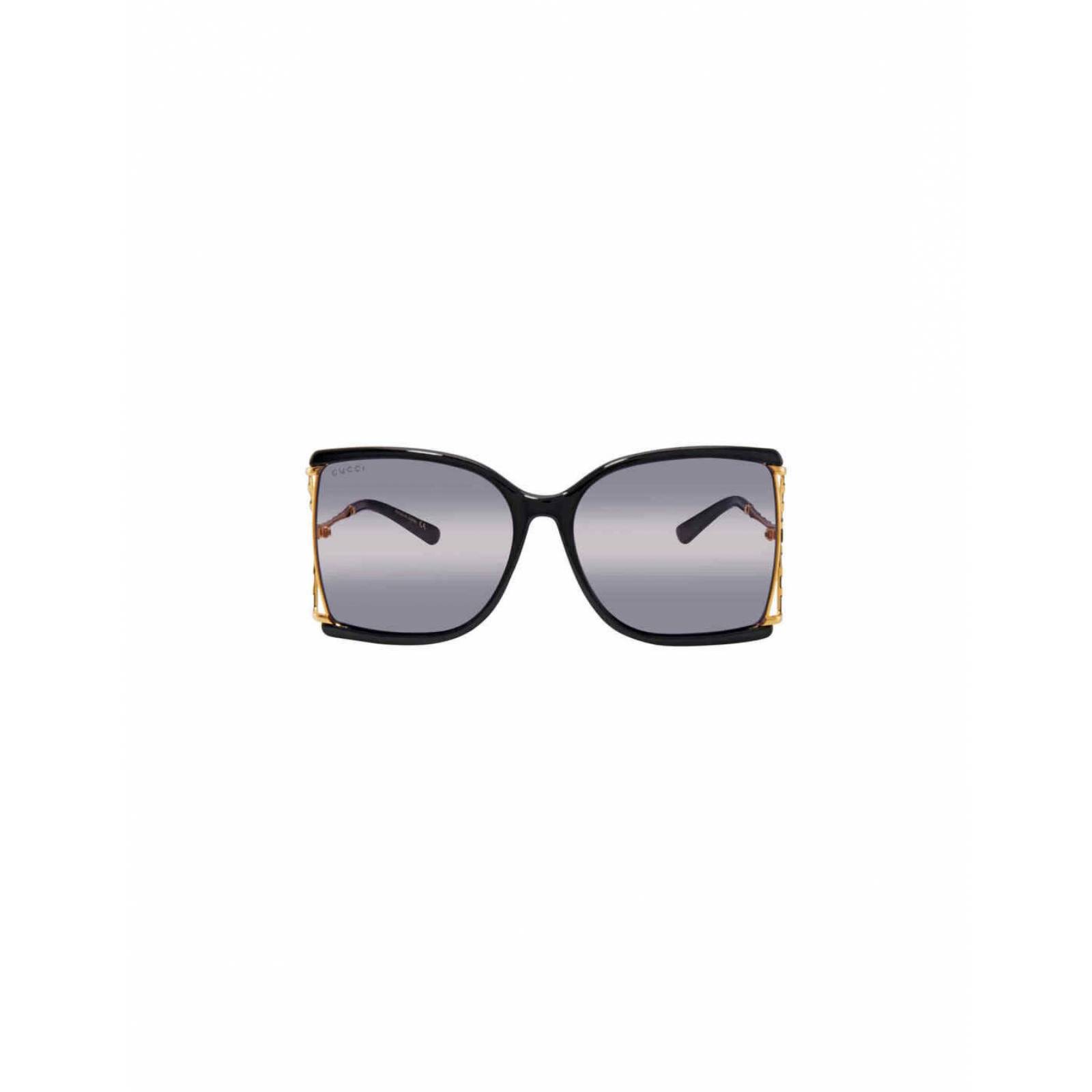 Lentes Gucci GG0592SK 001 Square Shape Gris Degradado Dorado