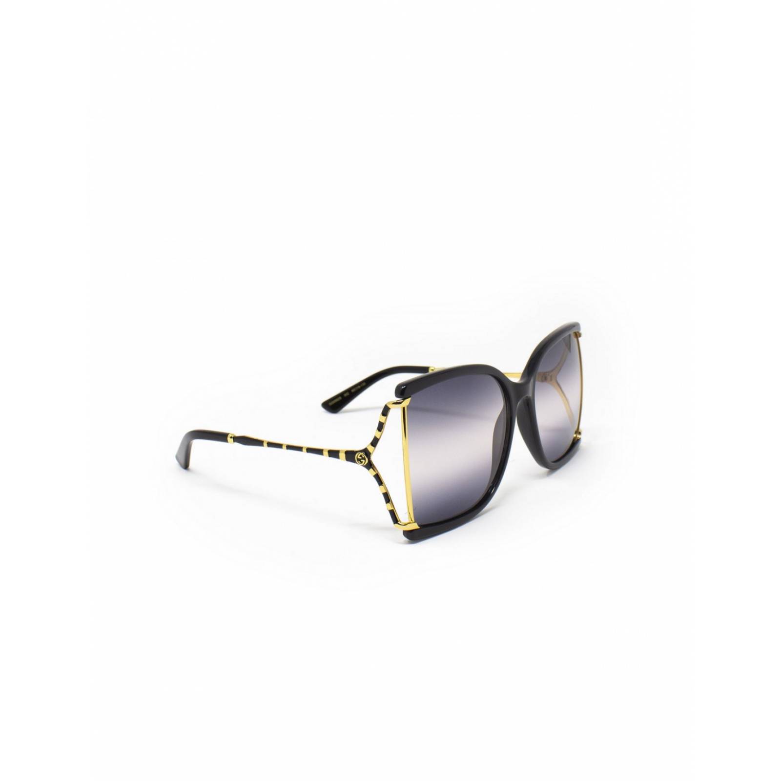 Lentes Gucci GG0592SK 001 Square Shape Gris Degradado Dorado