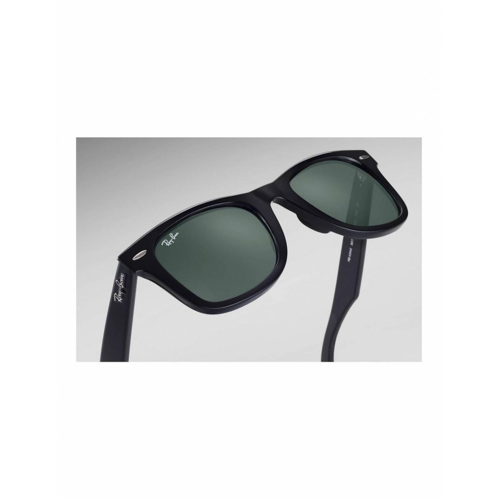 Ray Ban Rb4340 601 Wayfarer Ease Negro G-15 Acetato Original