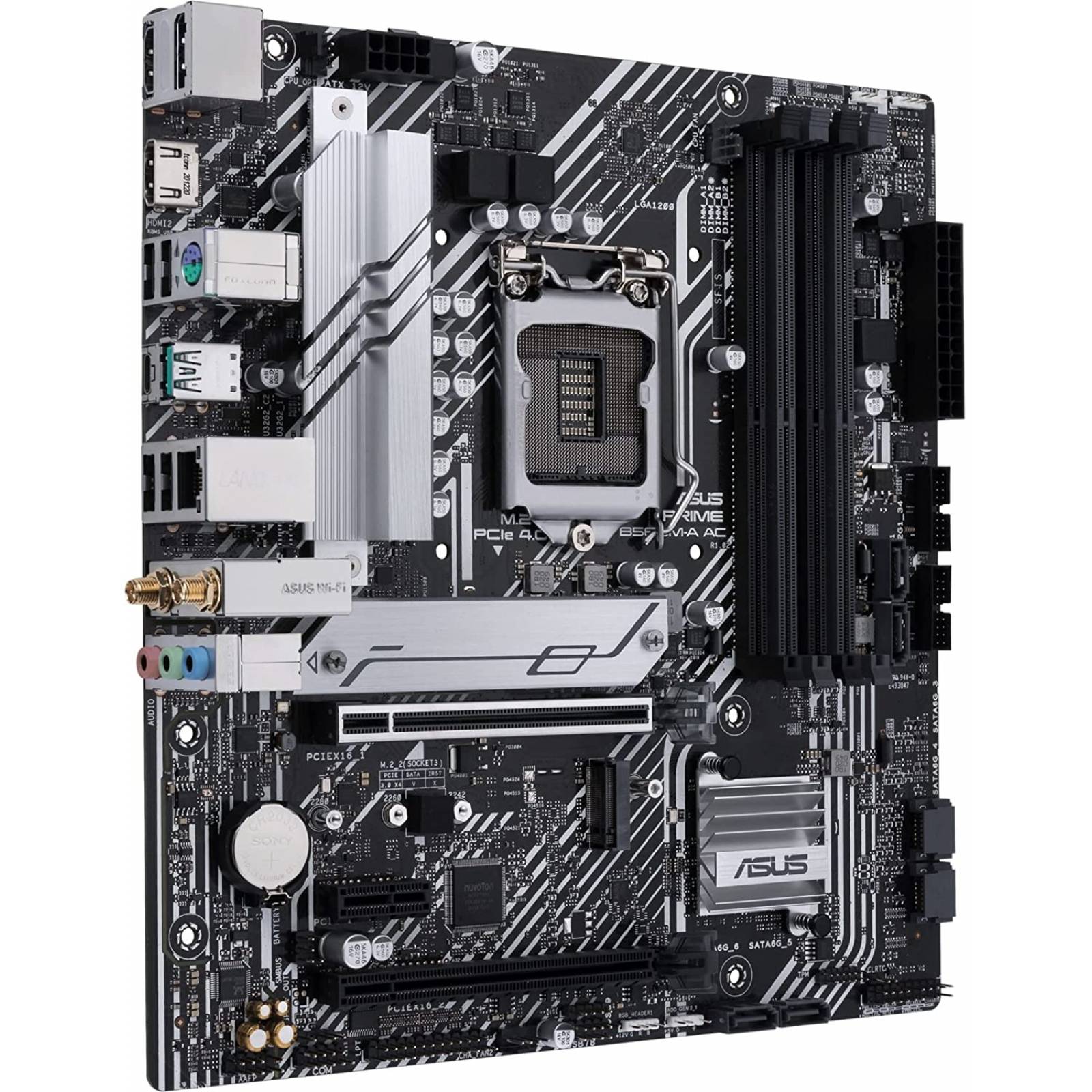 TARJETA MADRE ASUS PRIME B560M-A AC WIFI5 1200 11TH/HDMI/DP