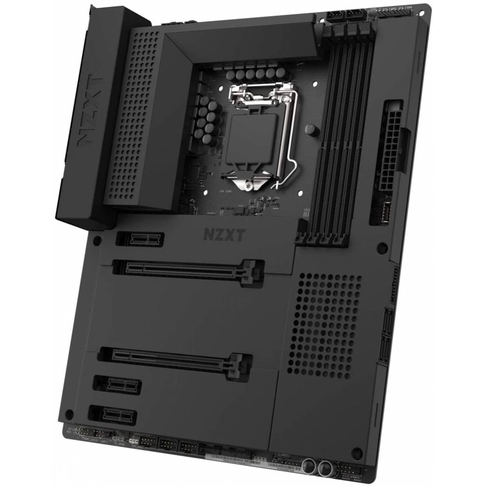 Tarjeta Madre NZXT N7 Z490 LGA 1200 Intel 10th 4xDIMM DDR4 2xM.2 4xSATA 4xUSB 3.2 2xUSB 2.0 1xHDMI Color Negro N7-Z49XT-B1