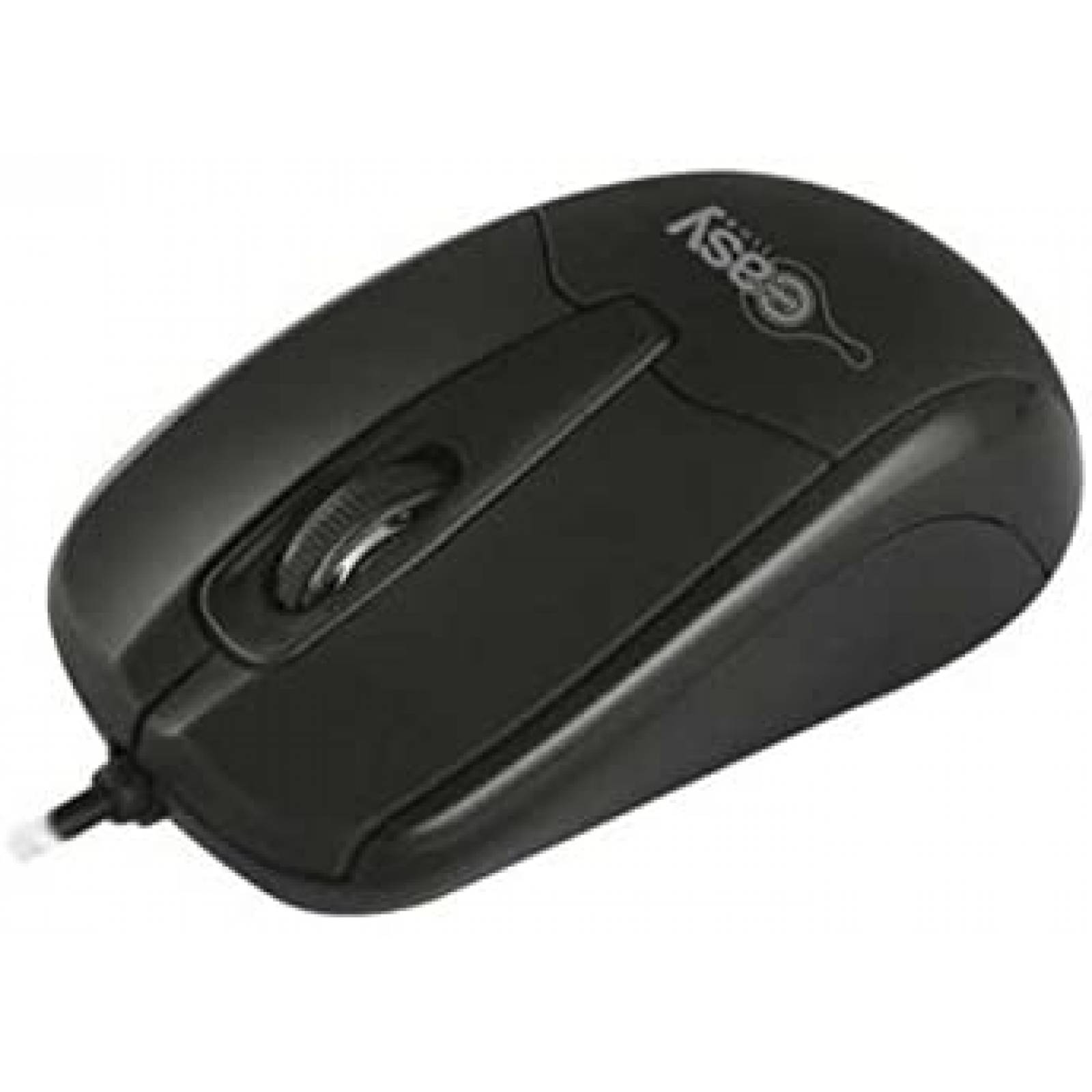 Mouse Easy Line EASY LINE  Negro, USB, 1000 DPI