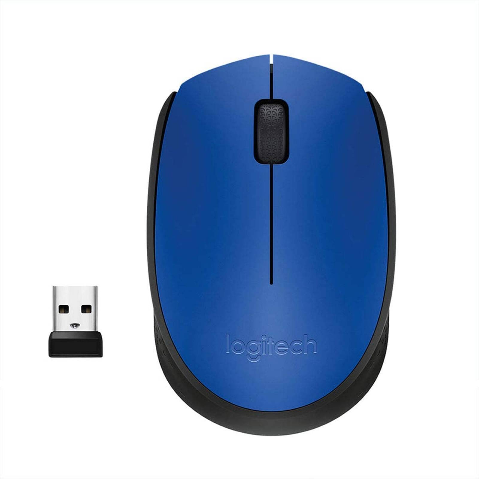 Mouse Inalámbrico Logitech M170, Micro Receptor Usb 2.0, Hasta 10m, Color Azul/Negro 910004800