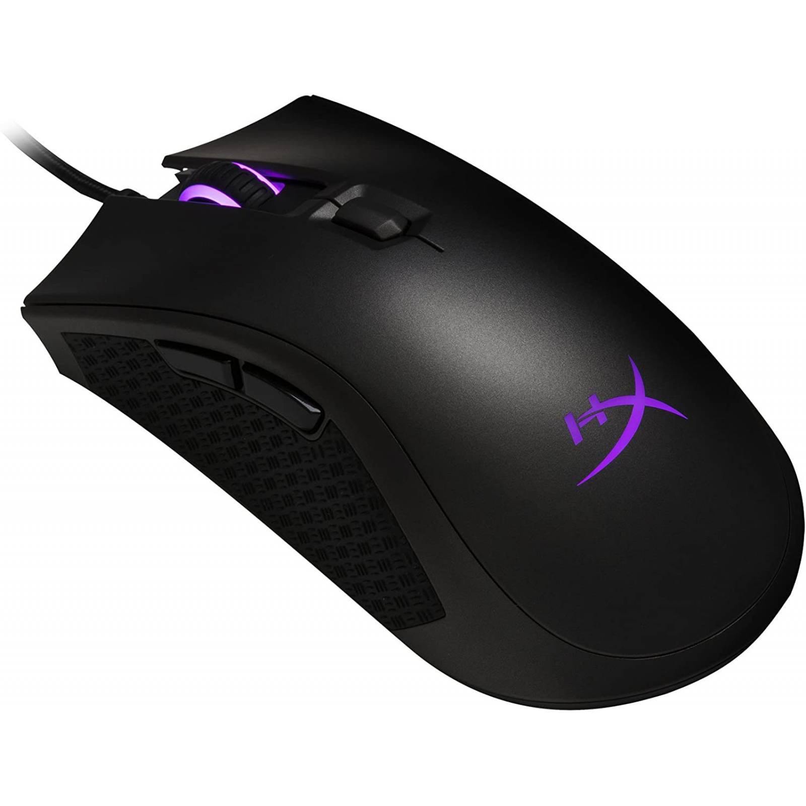 Mouse Gaming HyperX Pulsefire FPS Pro, Sensor Pixart 3389 con DPI nativos de 16.000, 6 botones programables, Iluminación RGB, Color Negro, HXMC003B