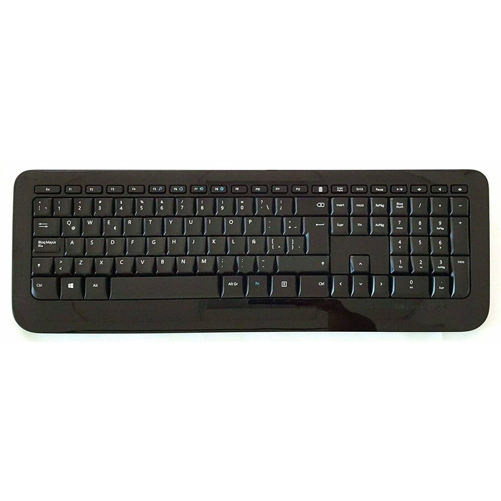 Teclado MICROSOFT Wireless Desktop 850  USB, Numérico, Negro