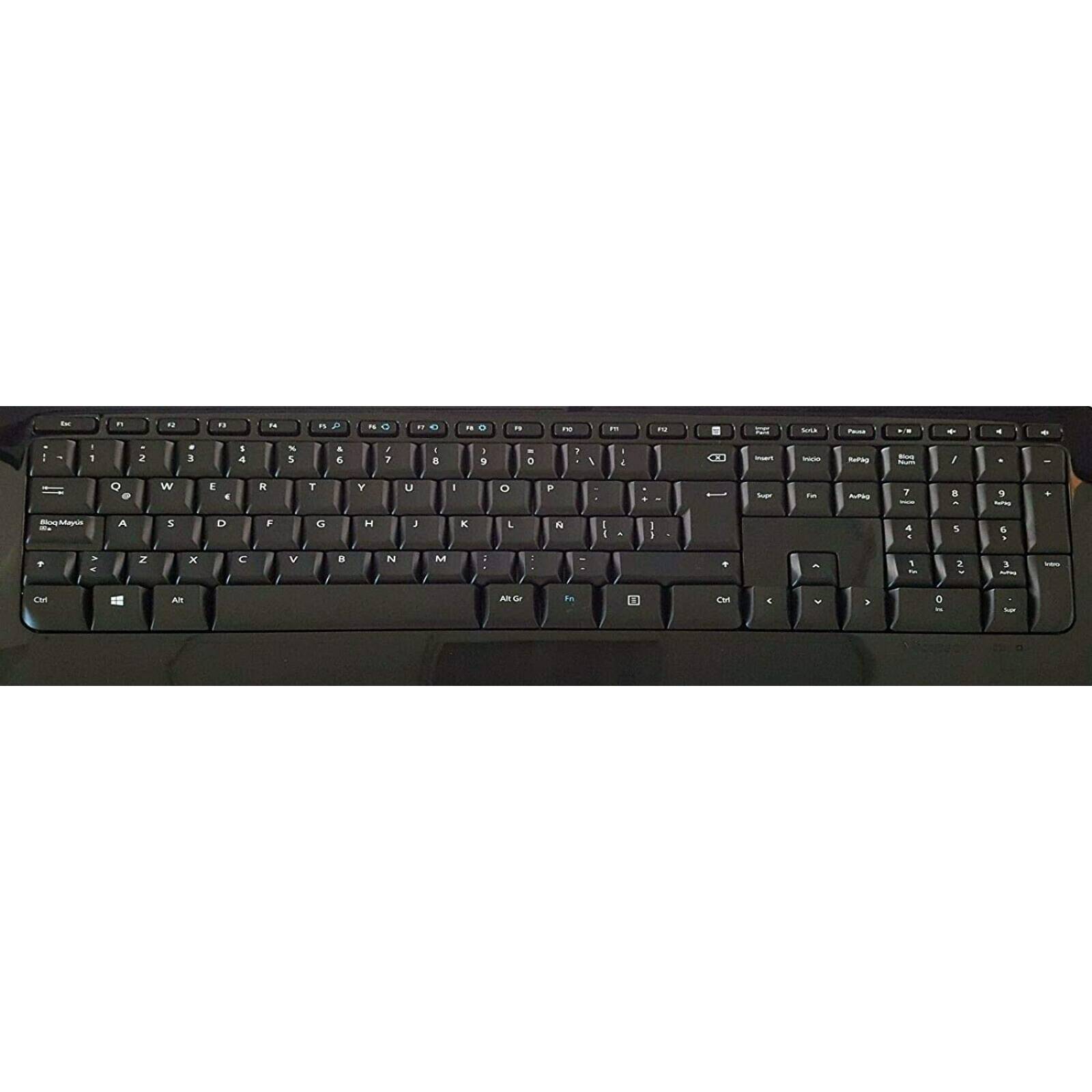 Teclado MICROSOFT Wireless Desktop 850  USB, Numérico, Negro