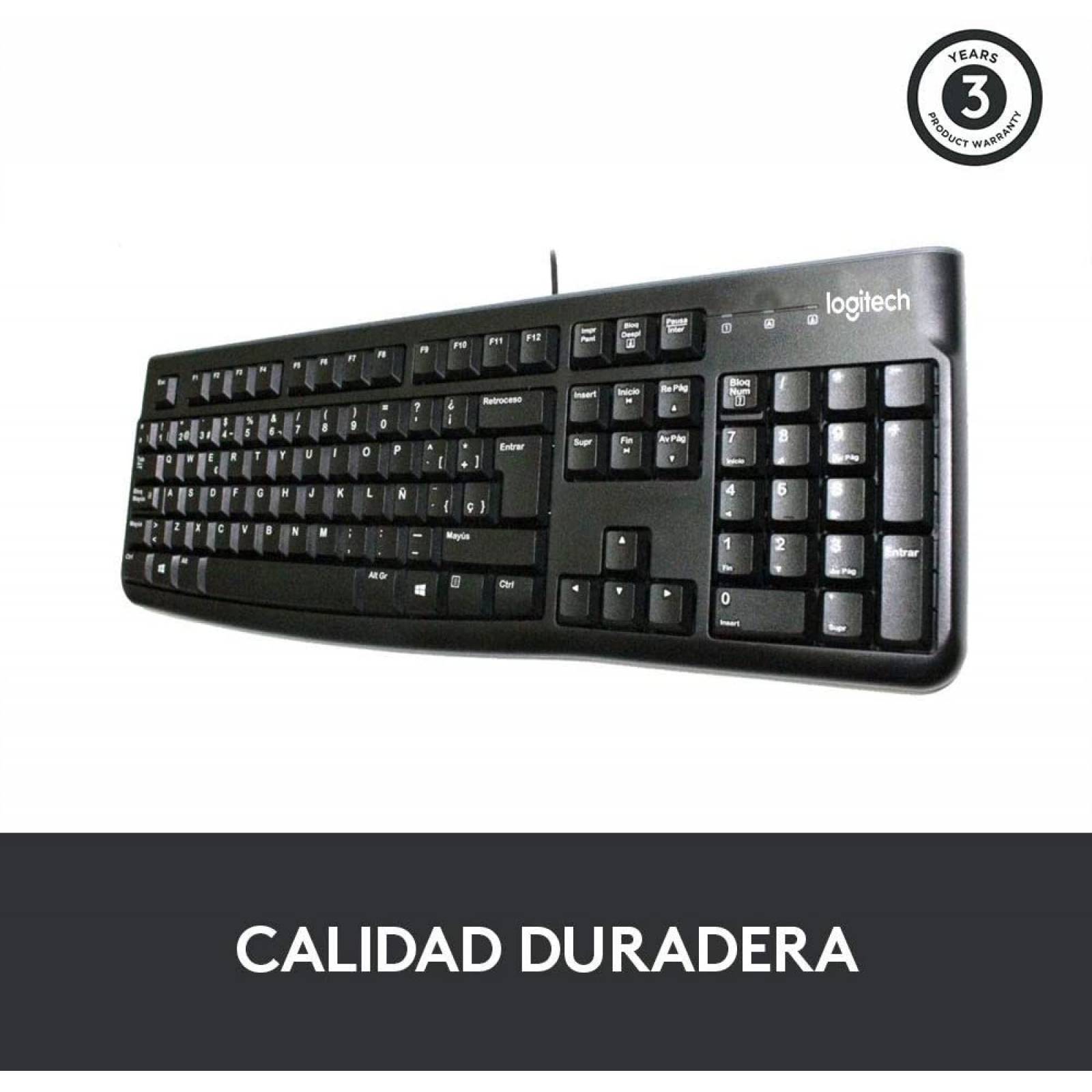 TECLADO LOGITECH K120 ESPAÑOL USB 2.0