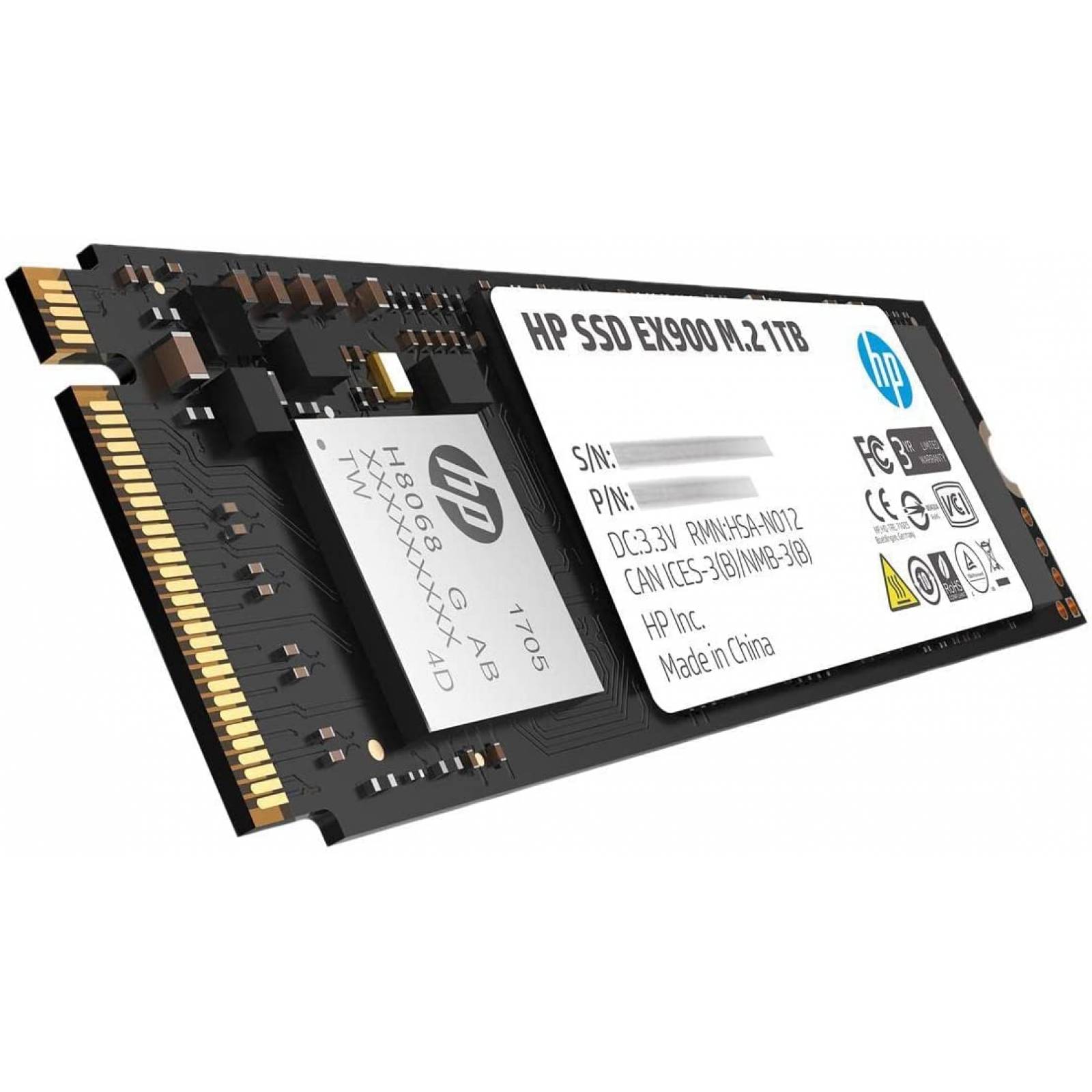 SSD HP EX900 5XM46AA#ABC 1 TB M.2 2100 MB/s 1815 MB/s para PC Laptop Ultrabook