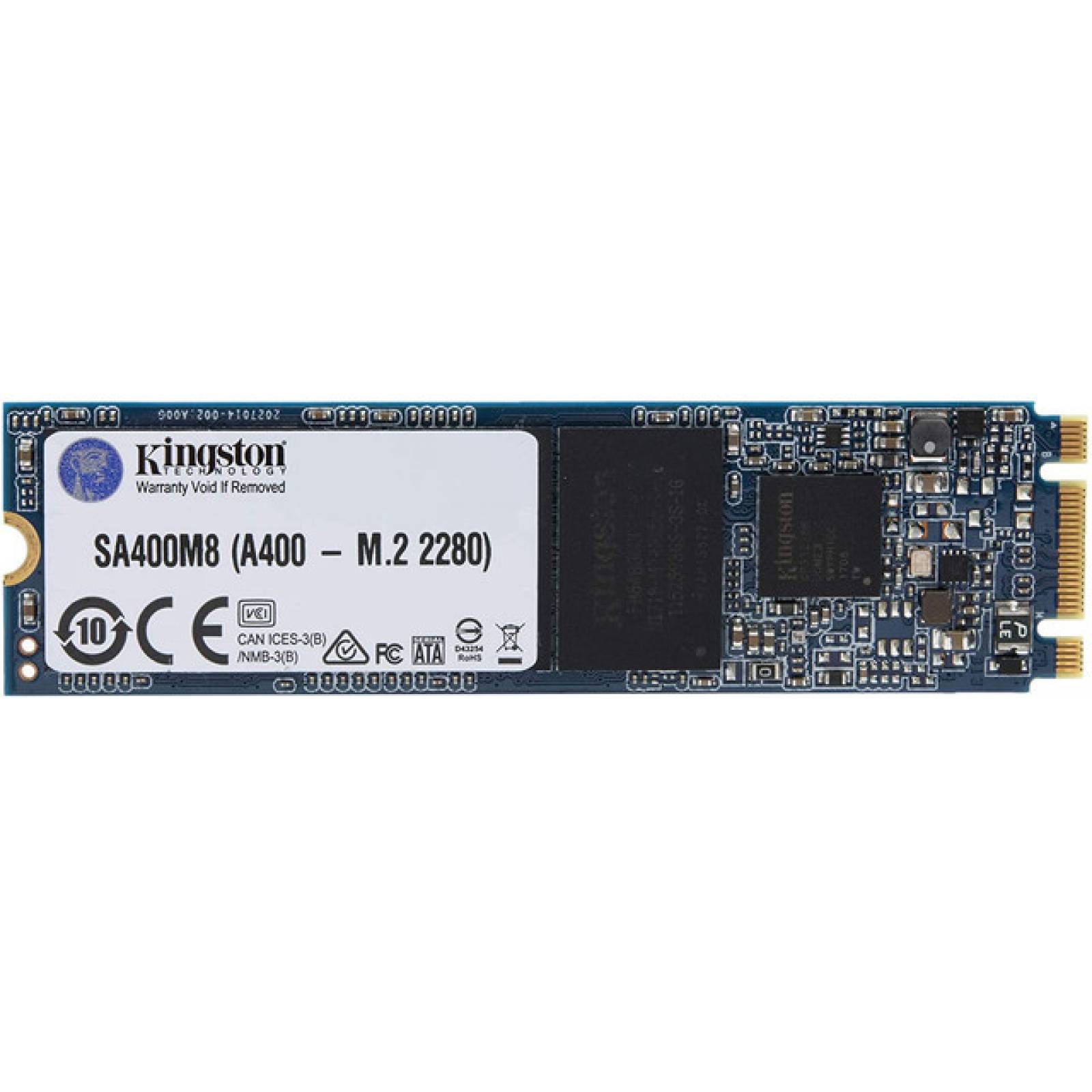 Unidad SSD Kingston 120GB M.2 A400 500 Mb/S Lectura 320 MB/s Escritura SA400M8/120G