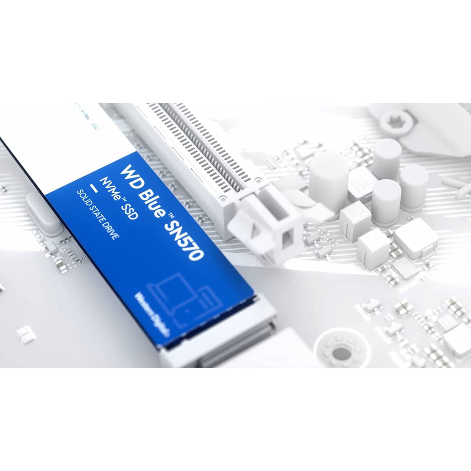 UNIDAD DE ESTADO SOLIDO SSD WD BLUE SN570 NVME M.2 250GB PCIE GEN3 X4 LECT 3300MB/S ESCRIT 1200MB/S