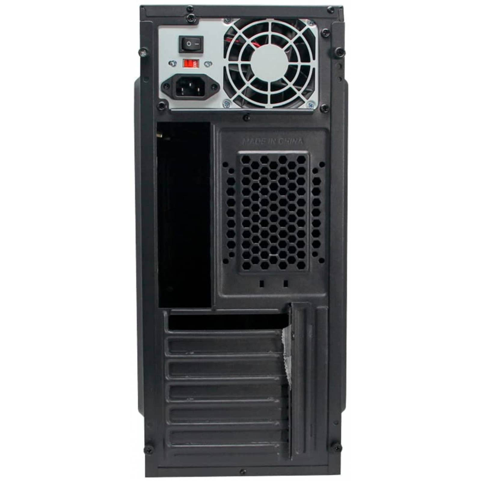 GABINETE MEDIA TORRE QUARONI FORMATO ATX/ MICRO ATX /MINI ITX/ USB 2.0 FUENTE DE PODER INCLUIDA 500W COLOR NEGRO ACABADO CEPILLADO