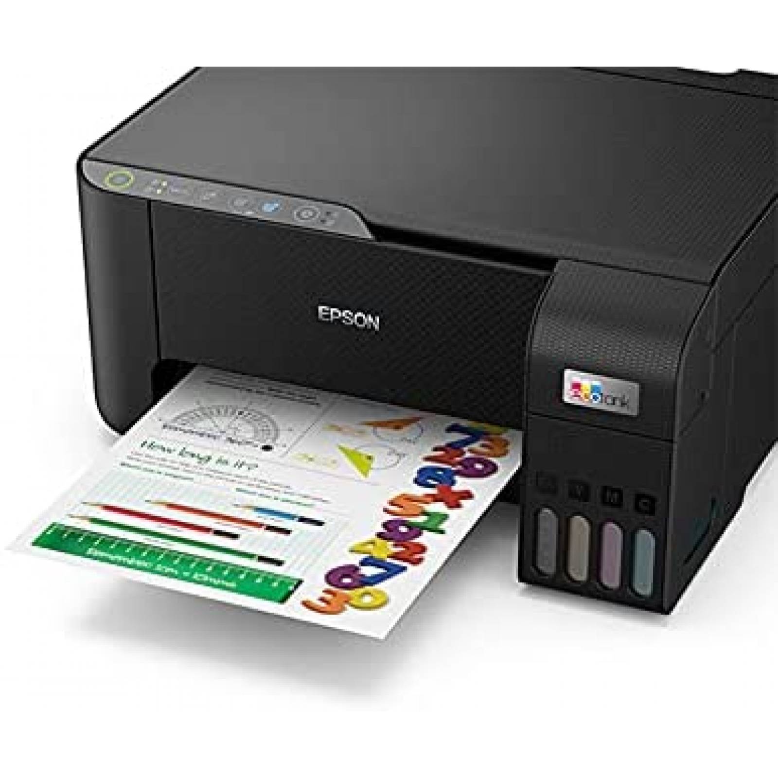 Impresora Multifuncional Epson EcoTank L3250, WiFi, imprime, copia, escanea, negro 33 ppm, color 15 ppm, alimentacion 100 hojas, consumibles 544