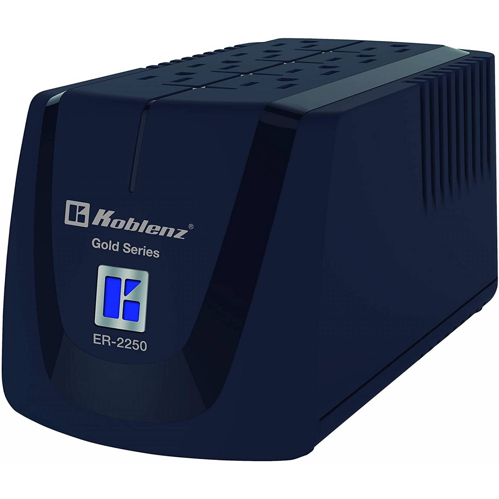 Regulador KOBLENZ ER-2250 - 6, Negro, Hogar y Oficina, 2250 VA, 1000 W