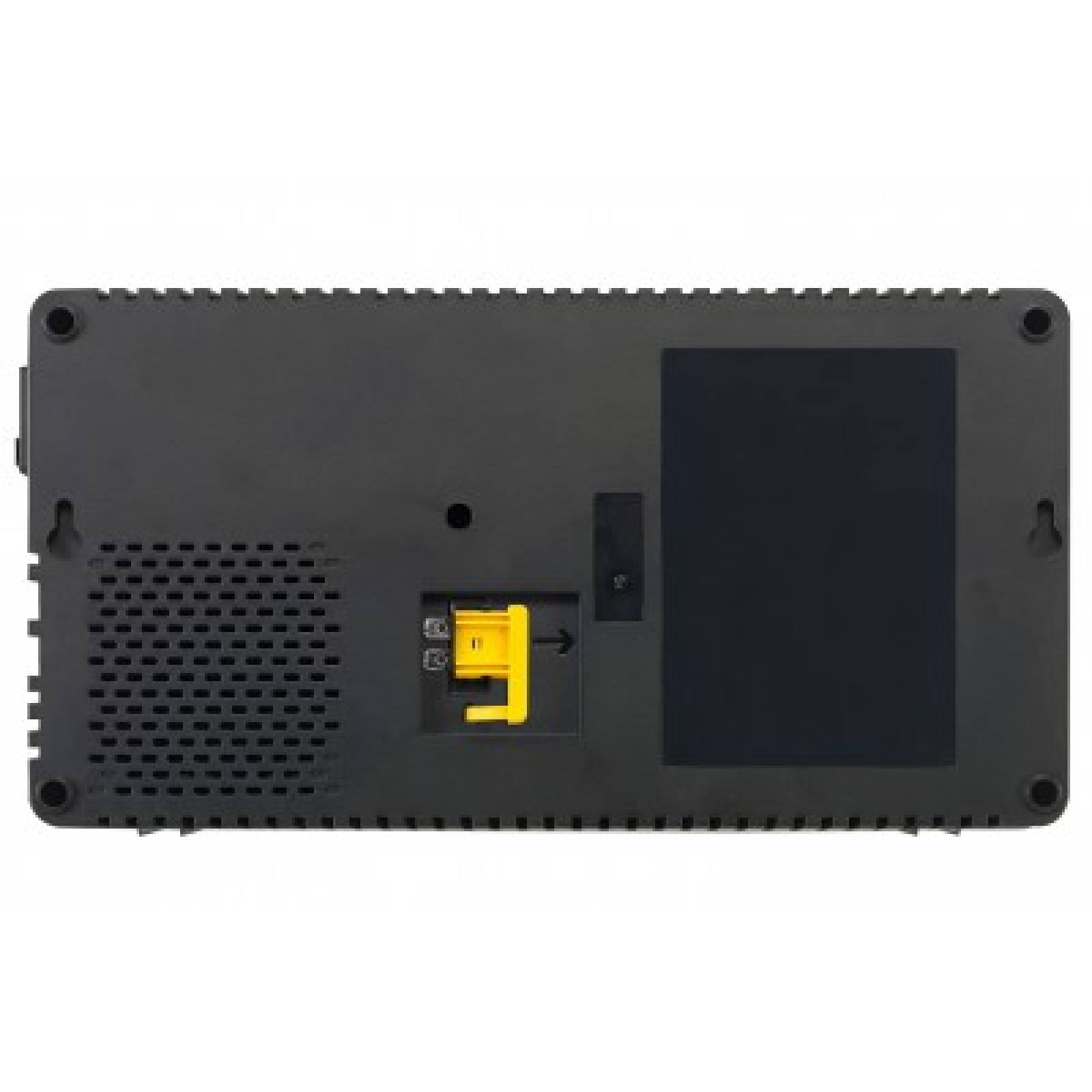 No Break Capacidad 650 VA - 375W, 120V con Reg APC BV650, 650 VA, 375 W, 8 h, Negro, Industrial y Oficina