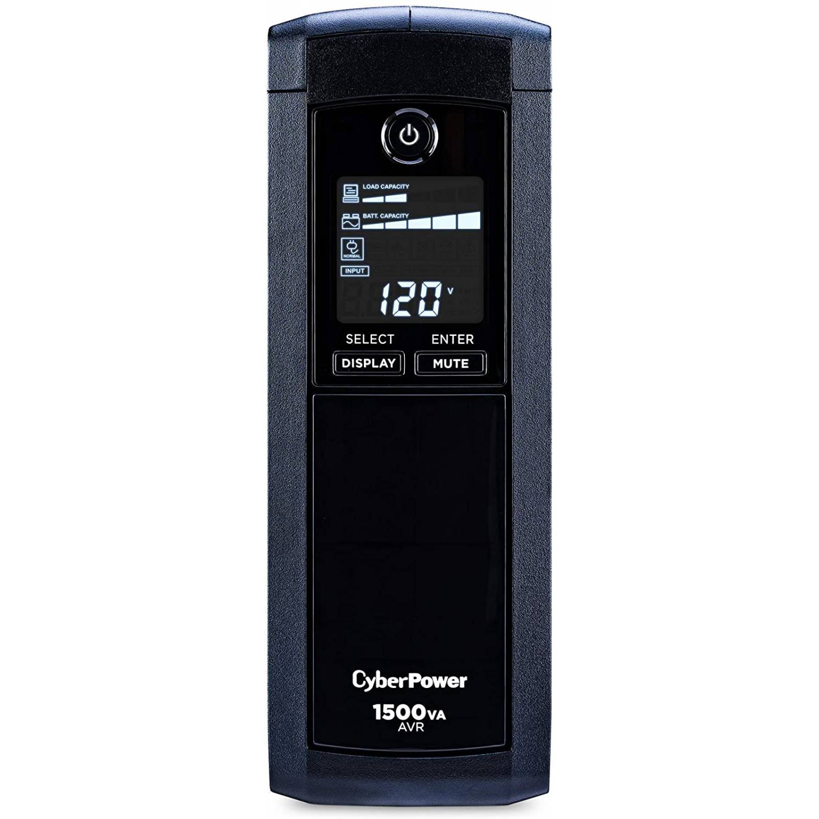 UPS/NO BREAK CYBERPOWER CP1500AVRLCDa 1500VA/900W LCD/AVR/ 12NEMA
