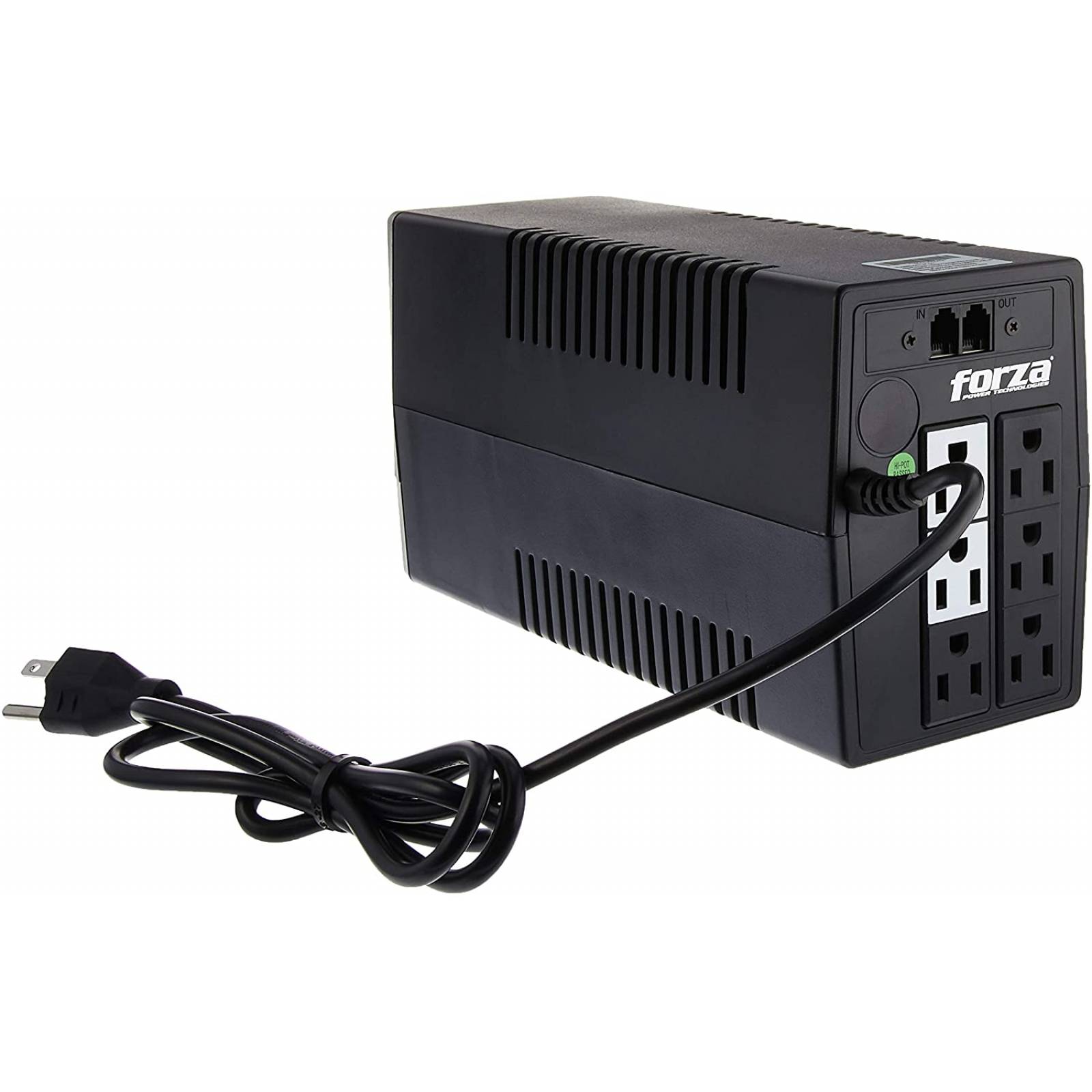 No-Break FORZA NT-751 UPS110V - 750 VA, 375 W, Negro
