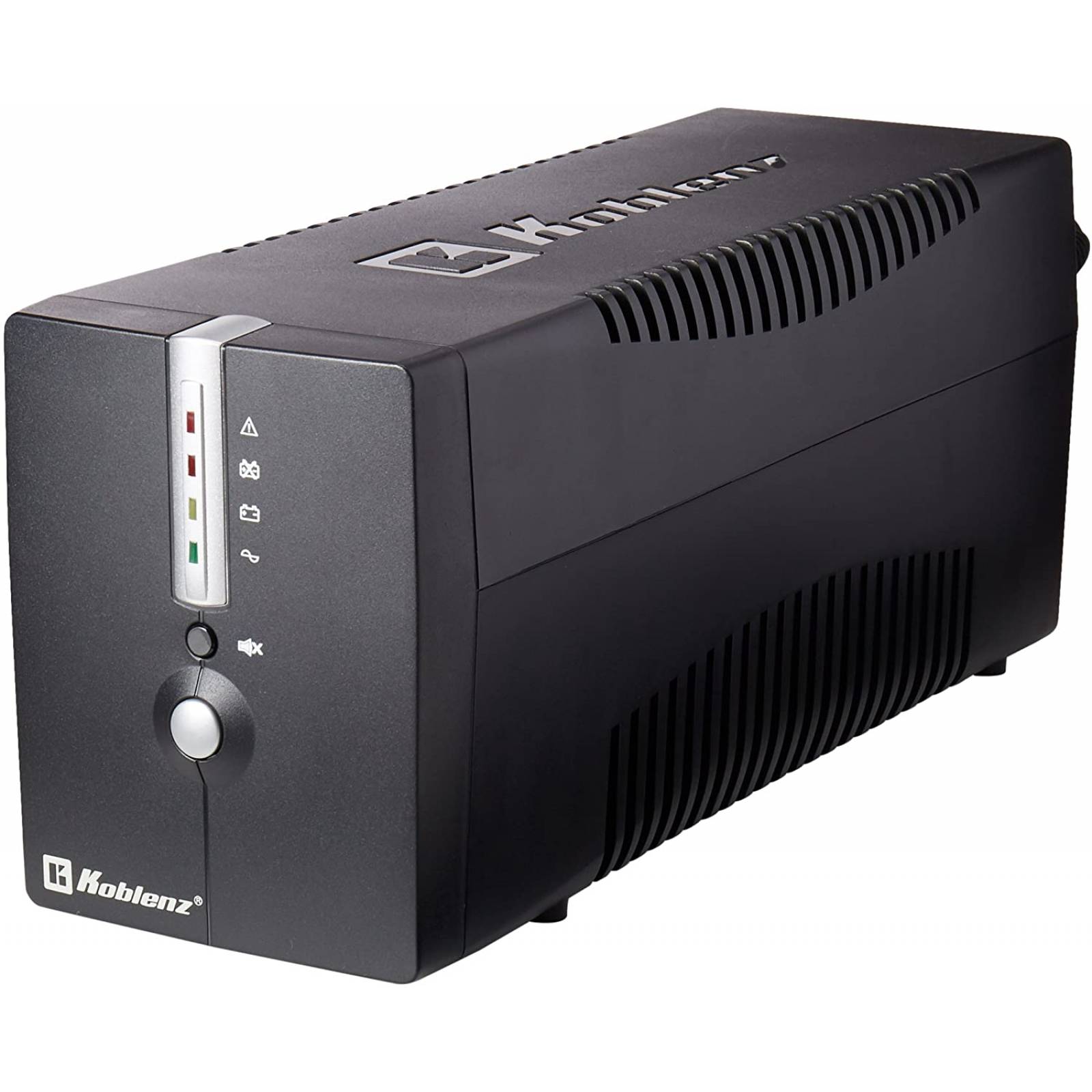 No-Break KOBLENZ 10017 USB/R - 1000 VA, 500 W, 1 h, Negro, Hogar y Oficina