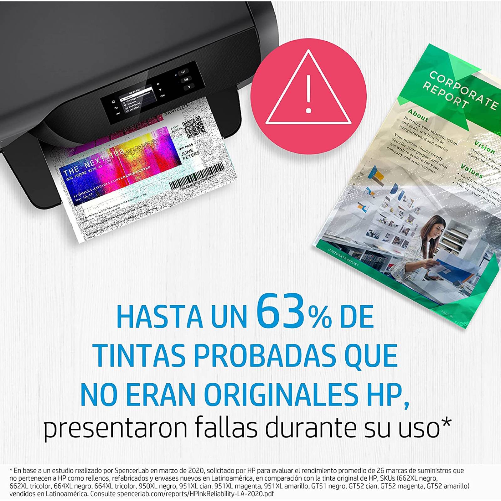 Cartucho de tinta HP 667 Tricolor para DESKJET 1275, 2375, 237, 2776, 6475, 6476, 3YM78AL