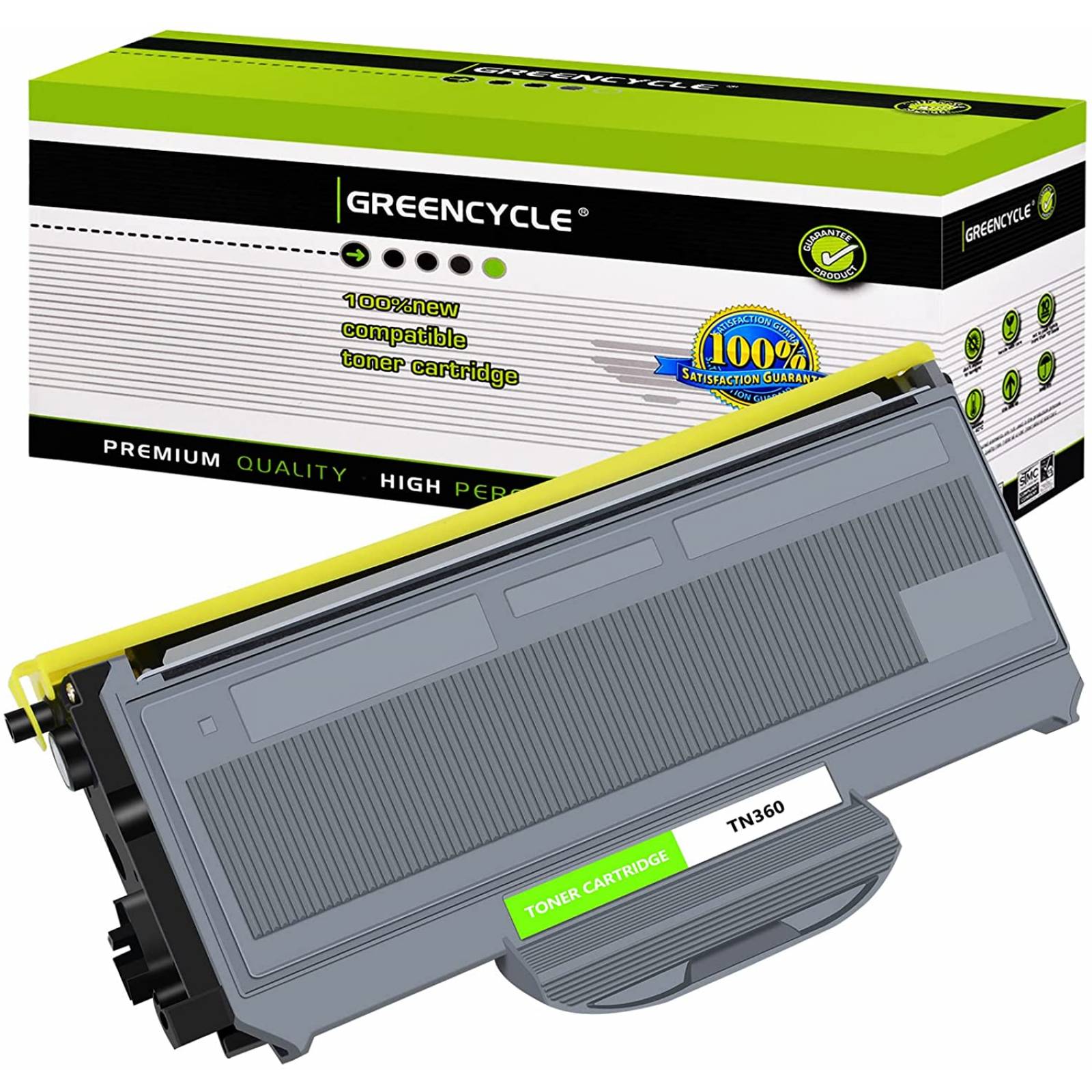 Cartucho tóner BROTHER TN360 - 2600 páginas, Negro