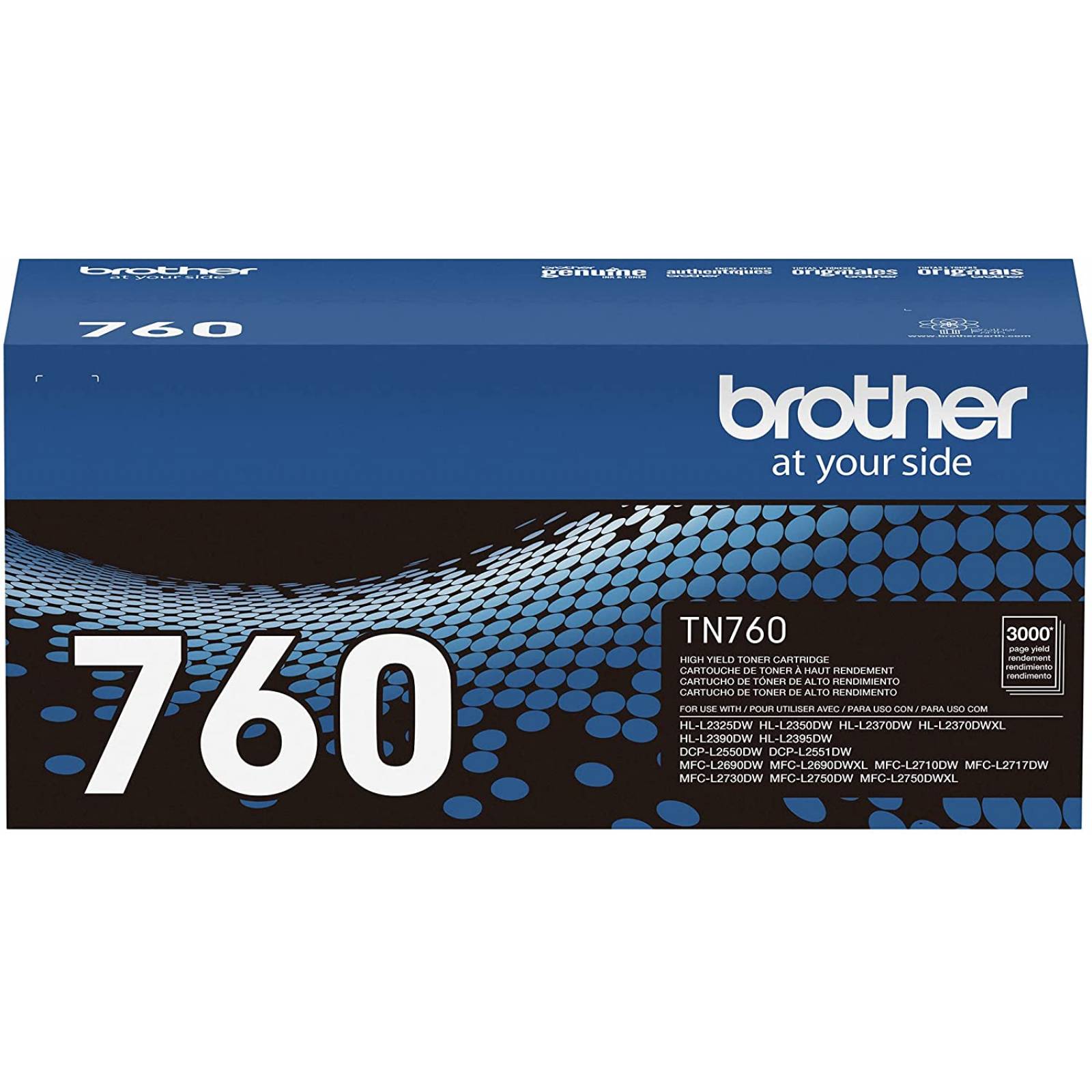 Tóner BROTHER TN760 - Negro