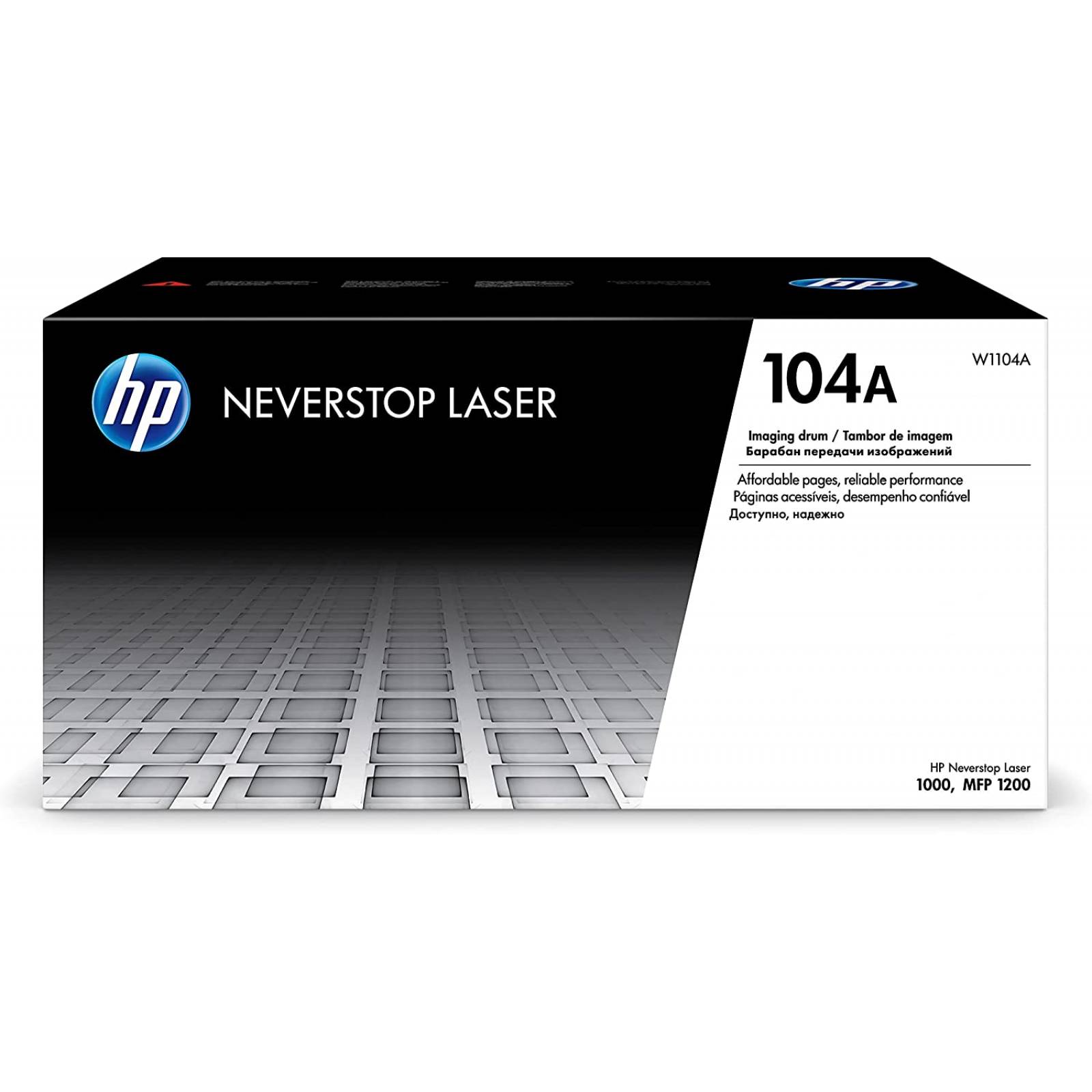 Tambor HP 104A - Negro, Laser, Caja