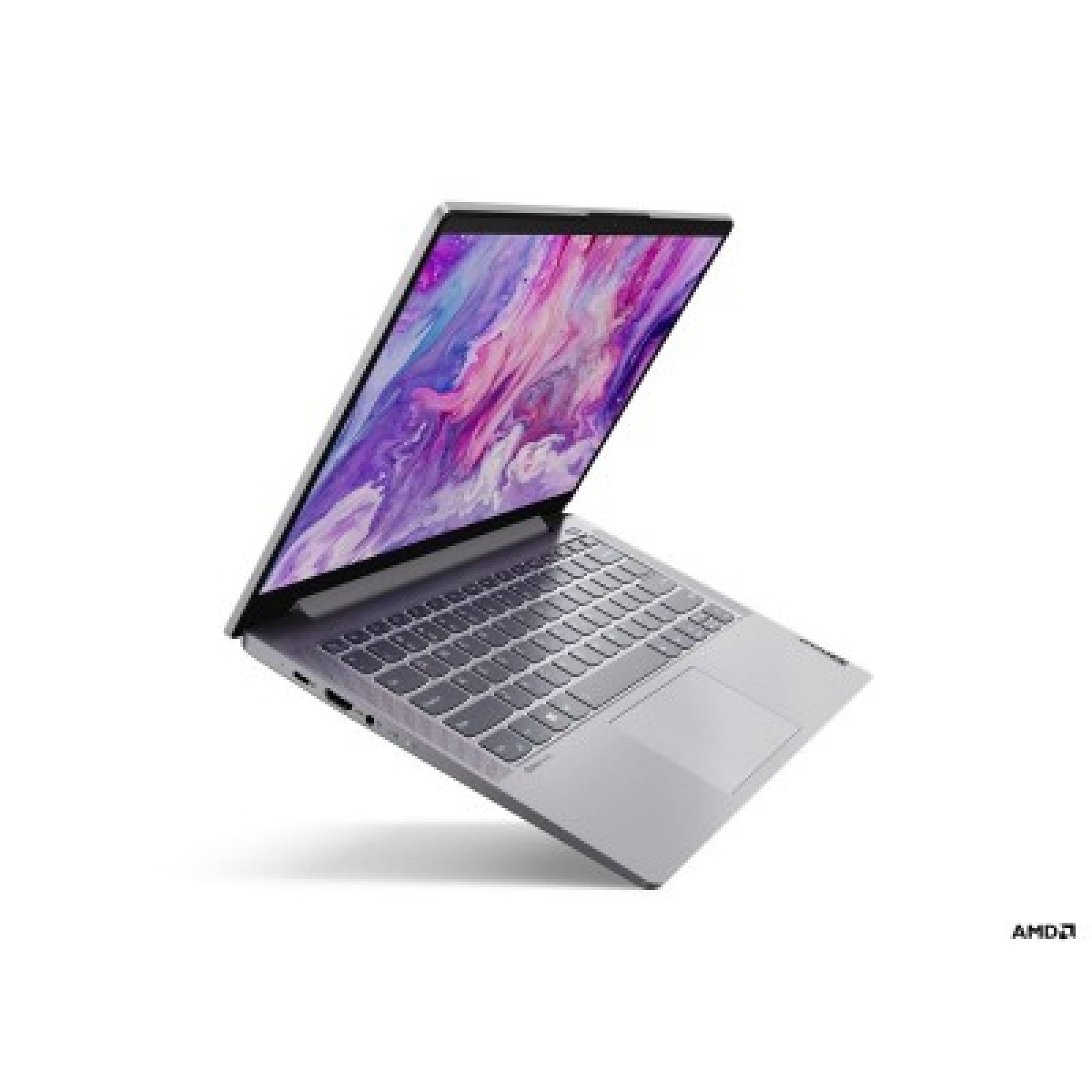 Laptop Lenovo Ideapad 5-14ALC05 14" AMD R5 5500U Disco duro 256 GB SSD Ram 8 GB Windows 11 Home Color Gris Platino