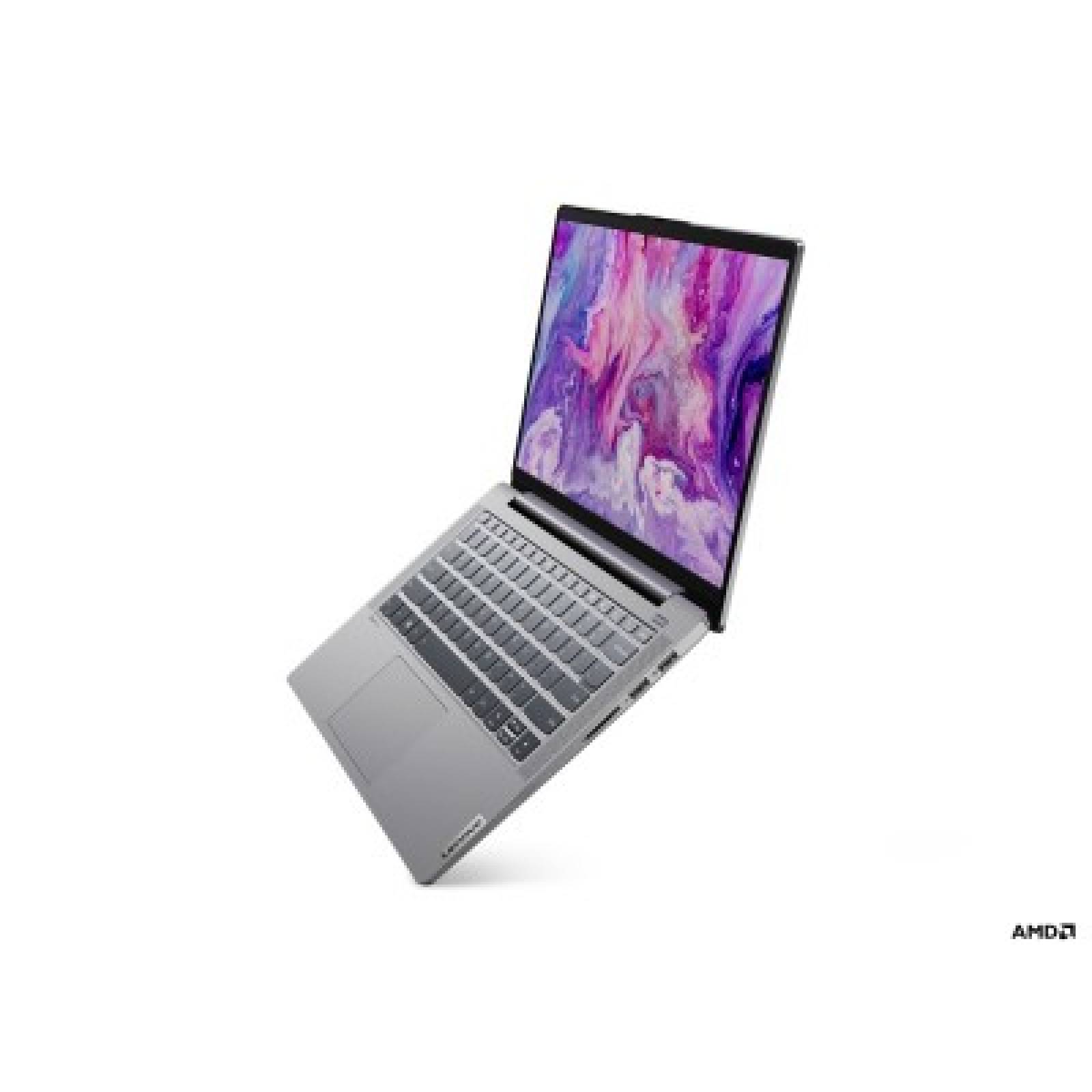 Laptop Lenovo Ideapad 5-14ALC05 14" AMD R5 5500U Disco duro 256 GB SSD Ram 8 GB Windows 11 Home Color Gris Platino