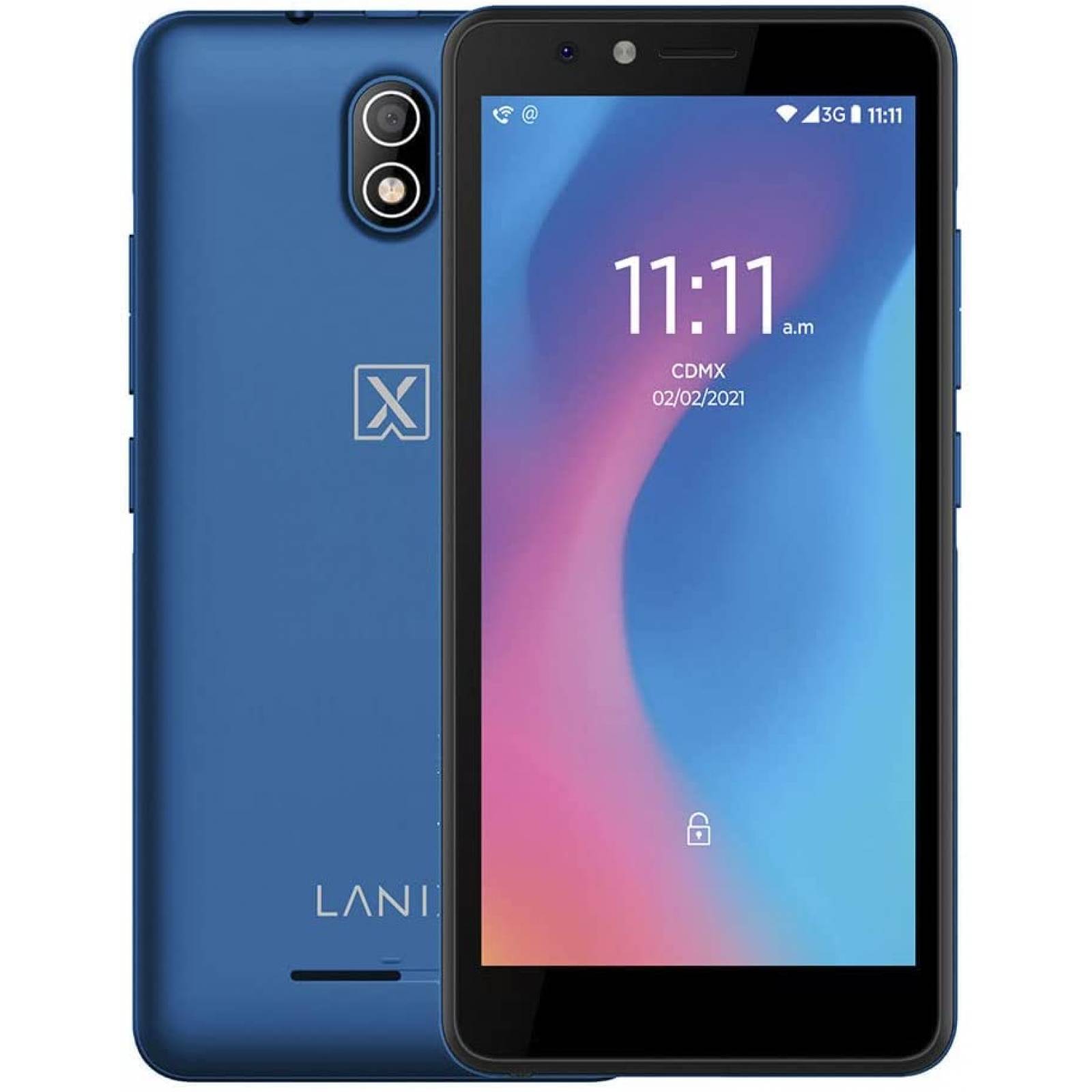 Celular  LANIX X560 - 5 pulgadas, UNISOC SC7731E Quad Cortex-A7, 1GB, Azul, AndroidTM 11 GO Edition