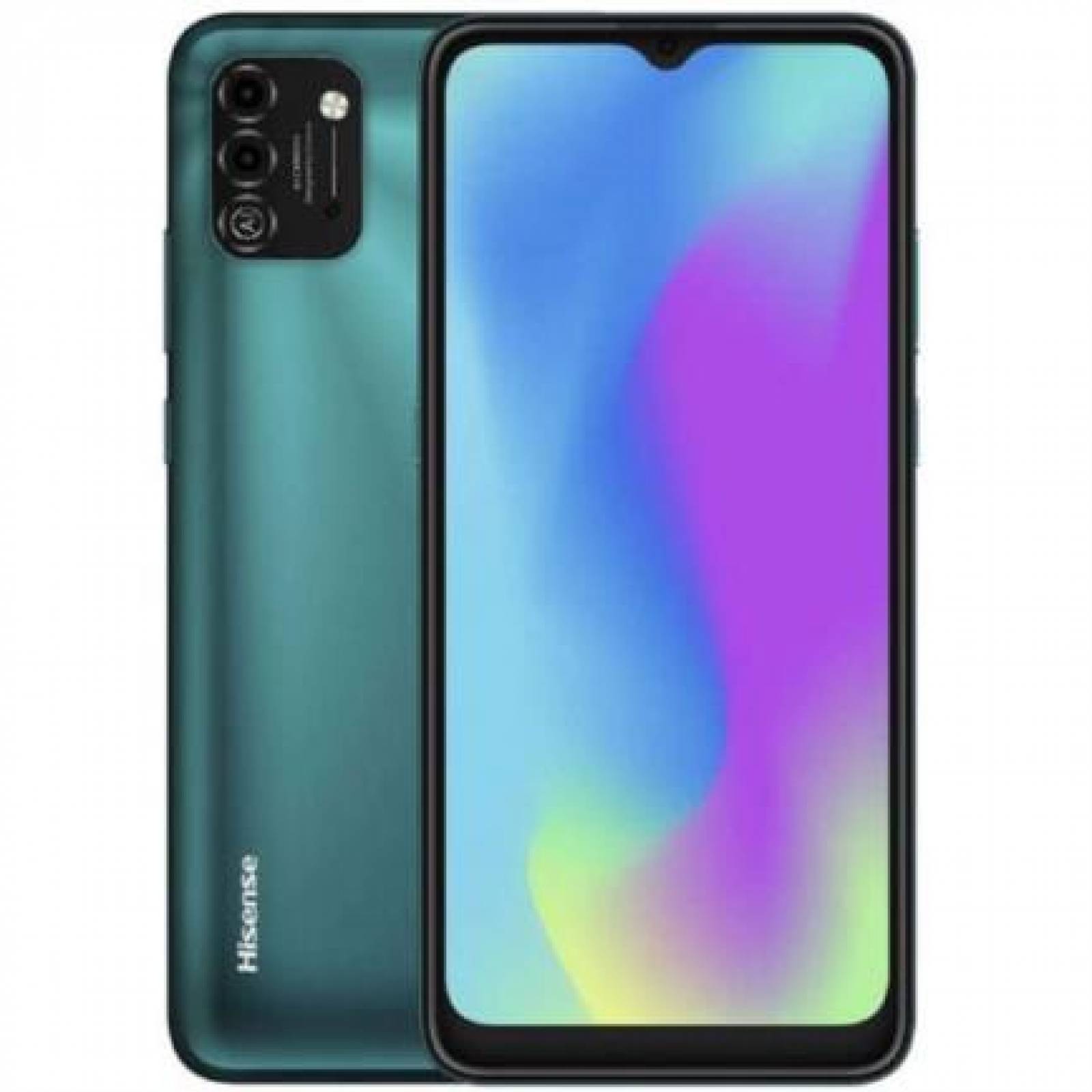 Smartphone Hisense E50 LITE 4G LTE 6.5" Face ID 32GB/3GB Camara 13MP+2MP/5MP Octacore Android 11 Color Verde