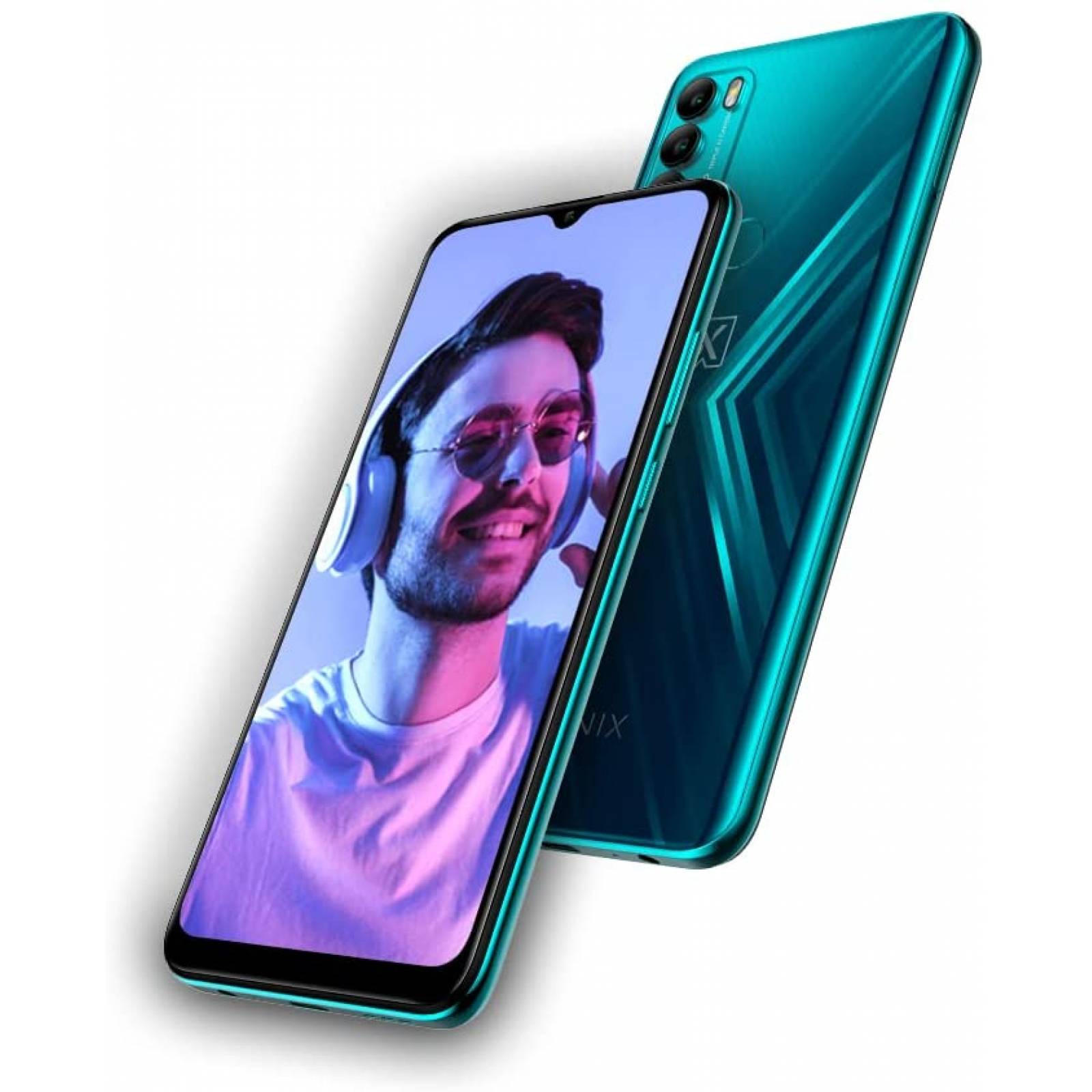 Celular LANIX Alpha 3V - 6.52 Pulgadas, MediaTek Helio G25 MT6762G / Octa Core, 4GB, Verde, AndroidTM 11 GO Edition