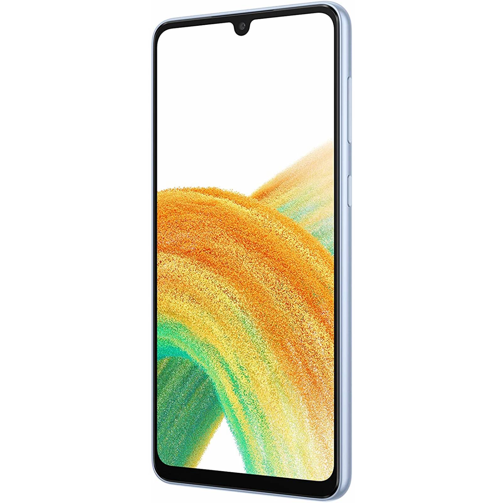 Smartphone Samsung Galaxy A33 5G 6.4" 128GB/6GB Camara 48MP+8MP+5MP+2MP/13MP Octacore Android 11 Color Azul Claro