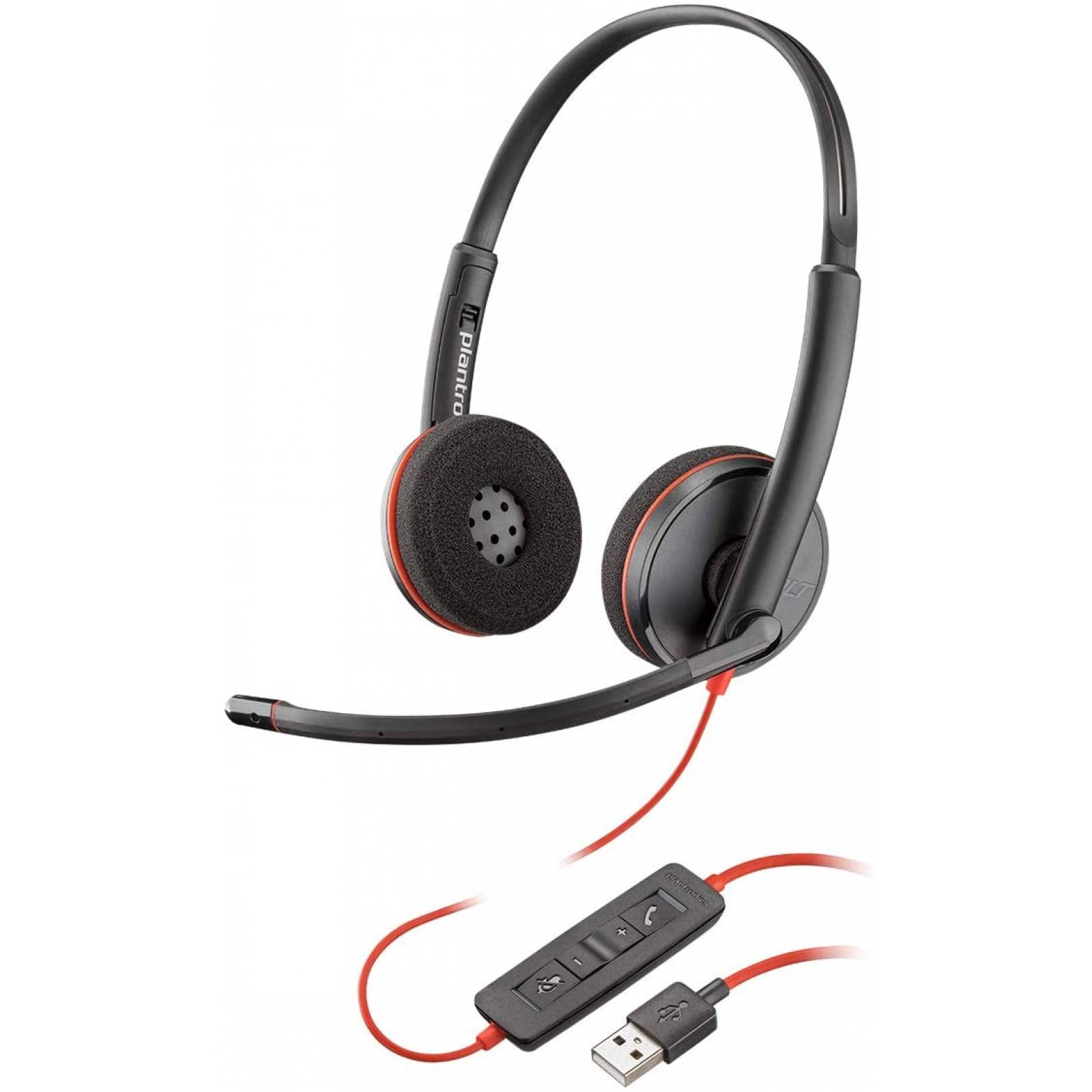 DIADEMA PLANTRONICS BLACKWIRE C3220 USB-A BINAURAL NEGRA(209745-101)