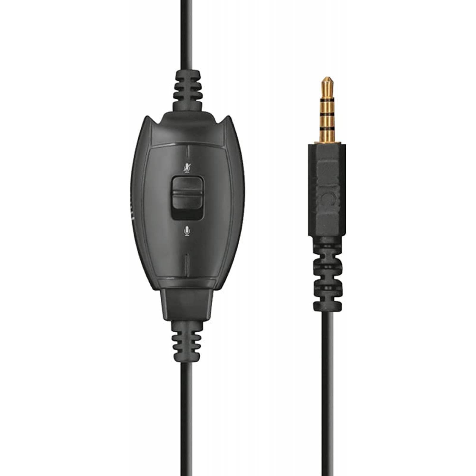 Auriculares Trust GXT 404B Rana Color Negro conectividad Alambrico Conector de 3.5 mm (23309)