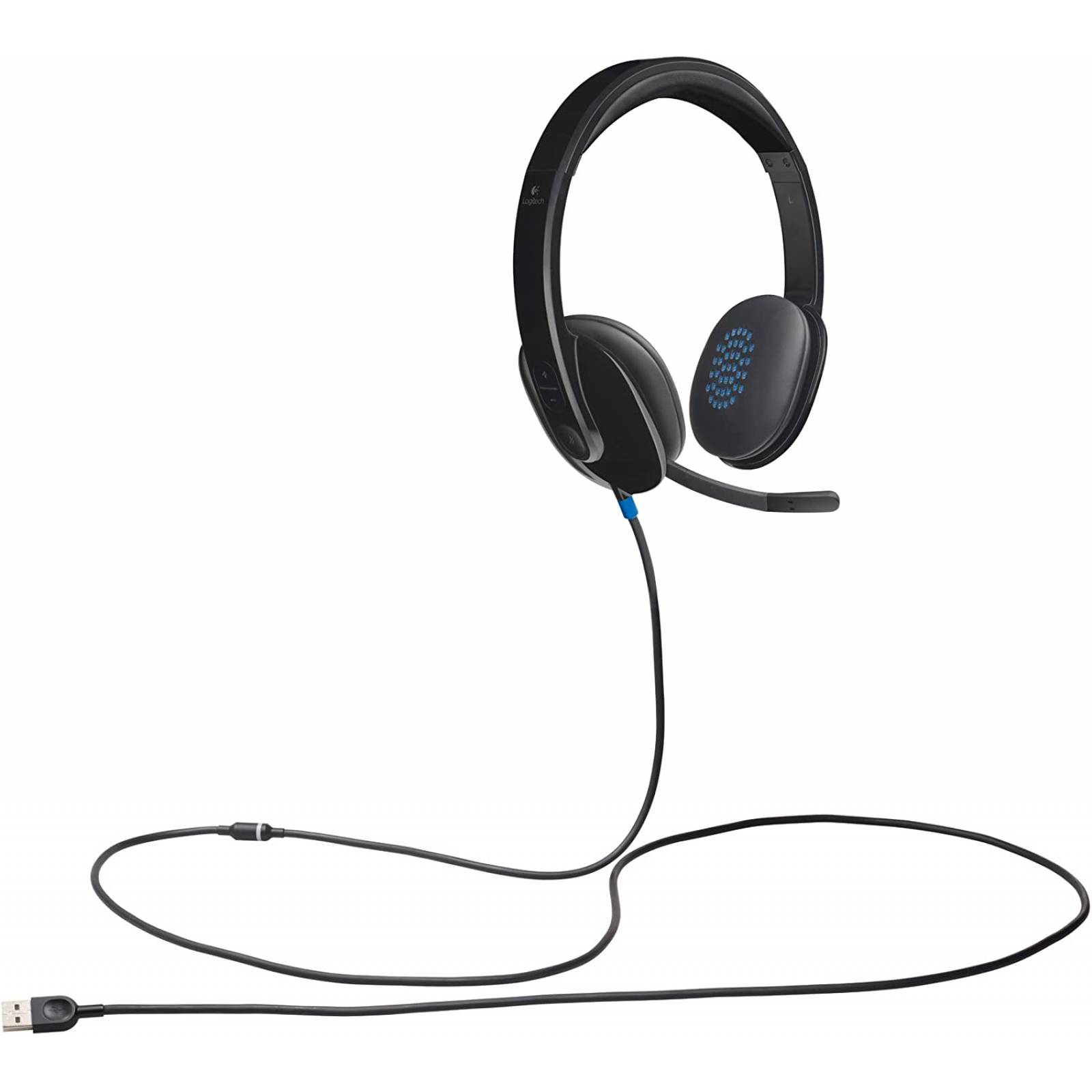 Diadema Logitech H540 Binaural Diadema conectividad Alámbrico Negro