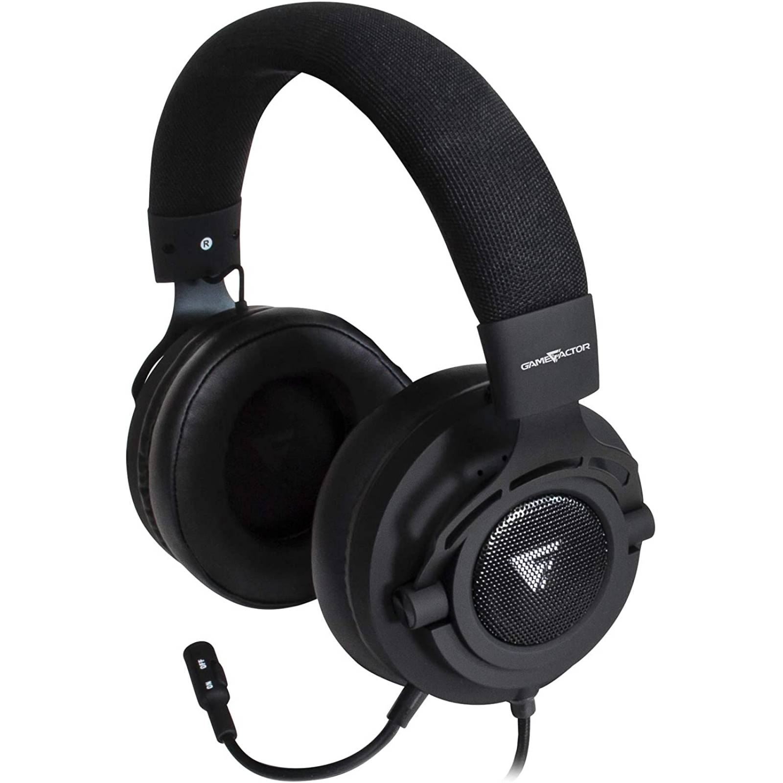 DIADEMA GAME FACTOR HSG601 MICROFONO REMOVIBLE AMPLIFICADOR USB