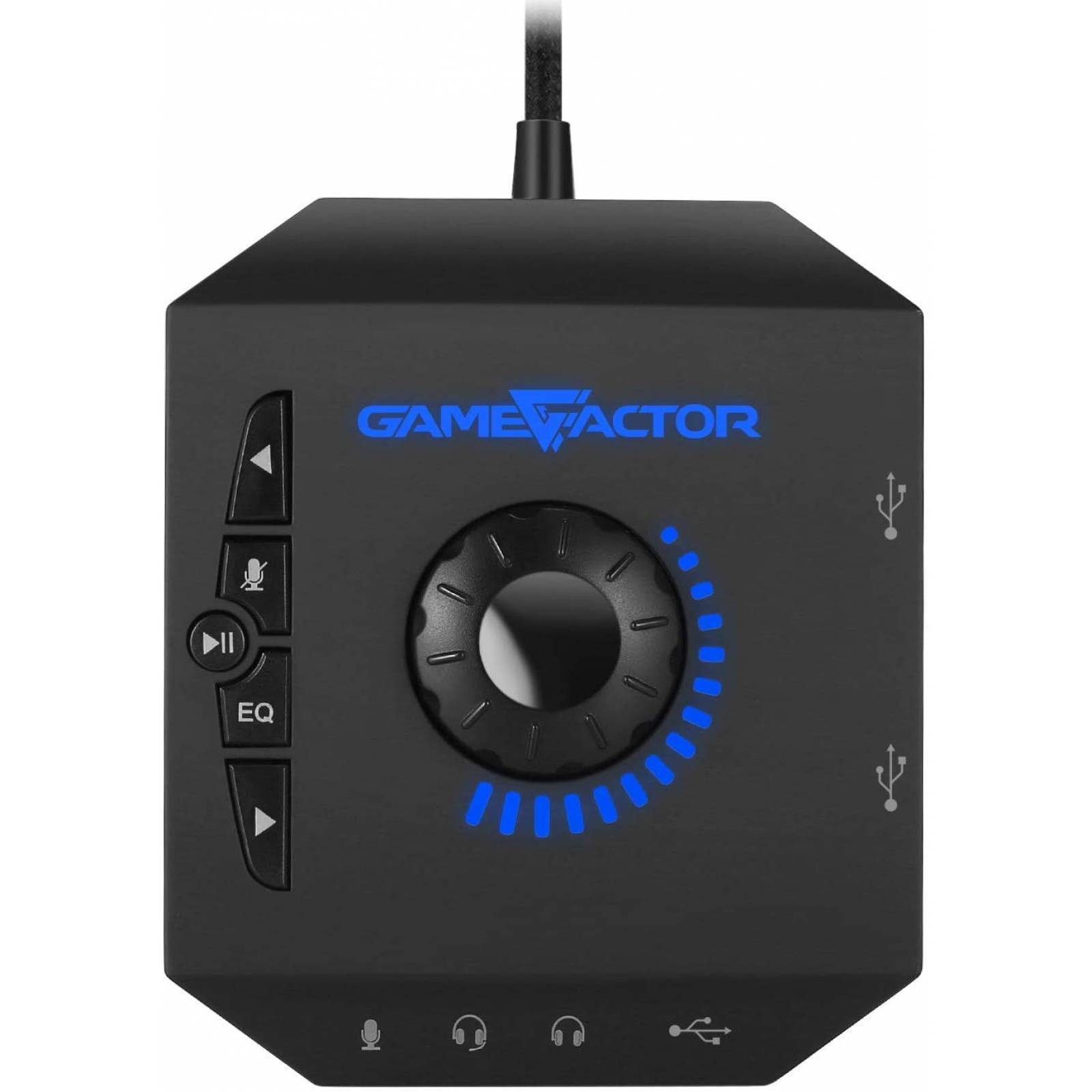 DIADEMA GAME FACTOR HSG601 MICROFONO REMOVIBLE AMPLIFICADOR USB