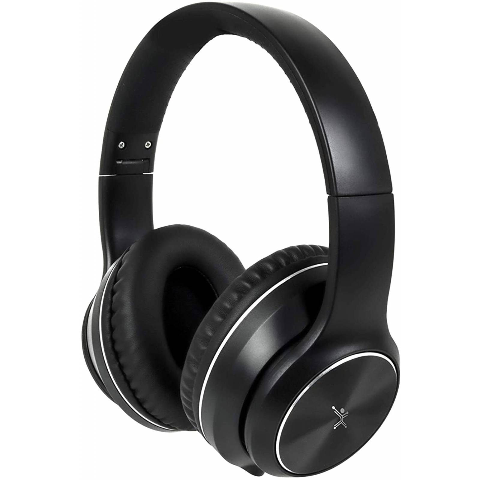 Perfect Choice Audifonos Inalambricos Negros Infinity Ear Bluetooth Diadema Plegable Comodos y Ligeros. Hibridos 12 Horas de Reproduccion