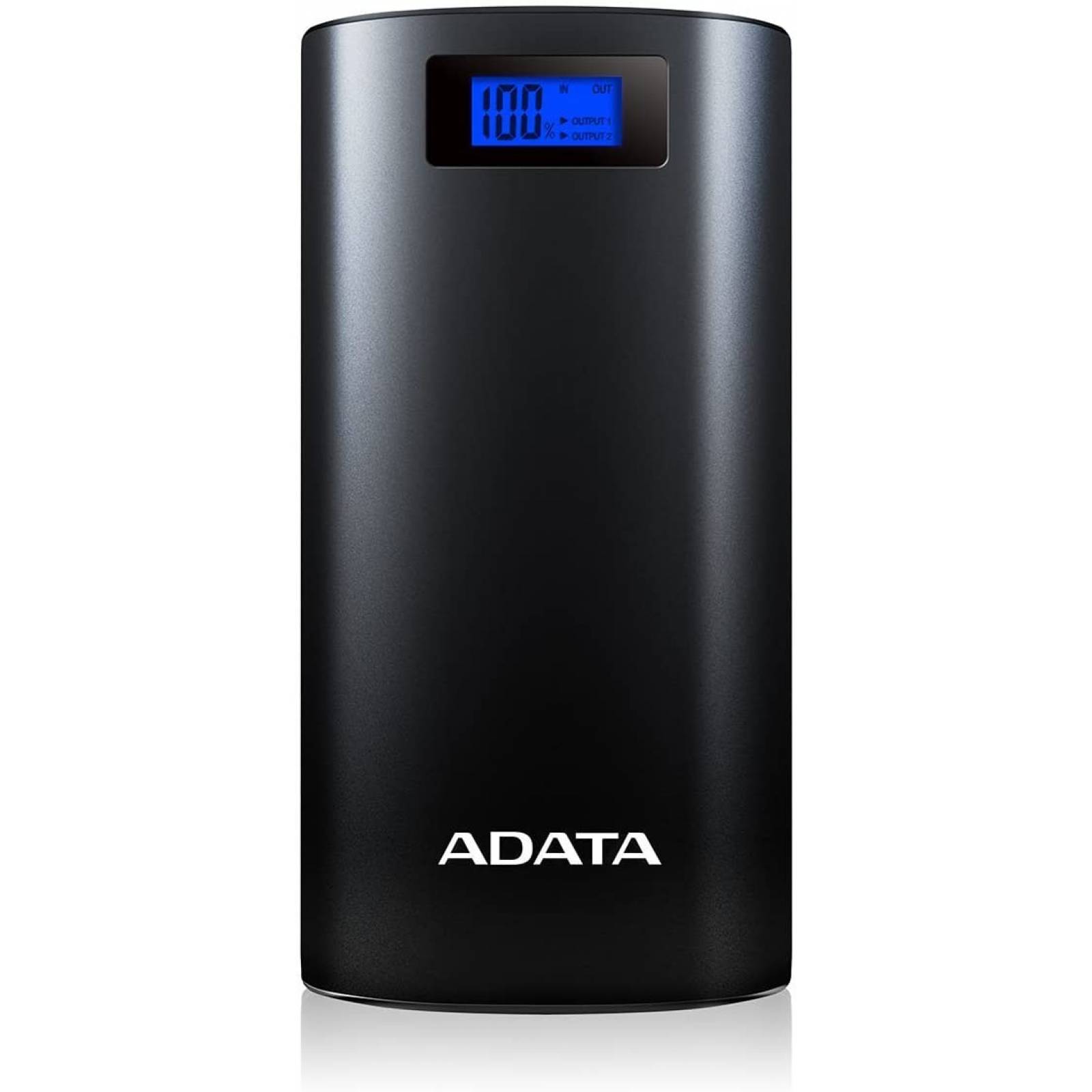 Cargador Portatil (power Bank) ADATA P20000D, 2 Puertos Usb 2.1A, Display Digital, 20000mAH, Color Negro (AP20000D-DGT-5V-CBK)